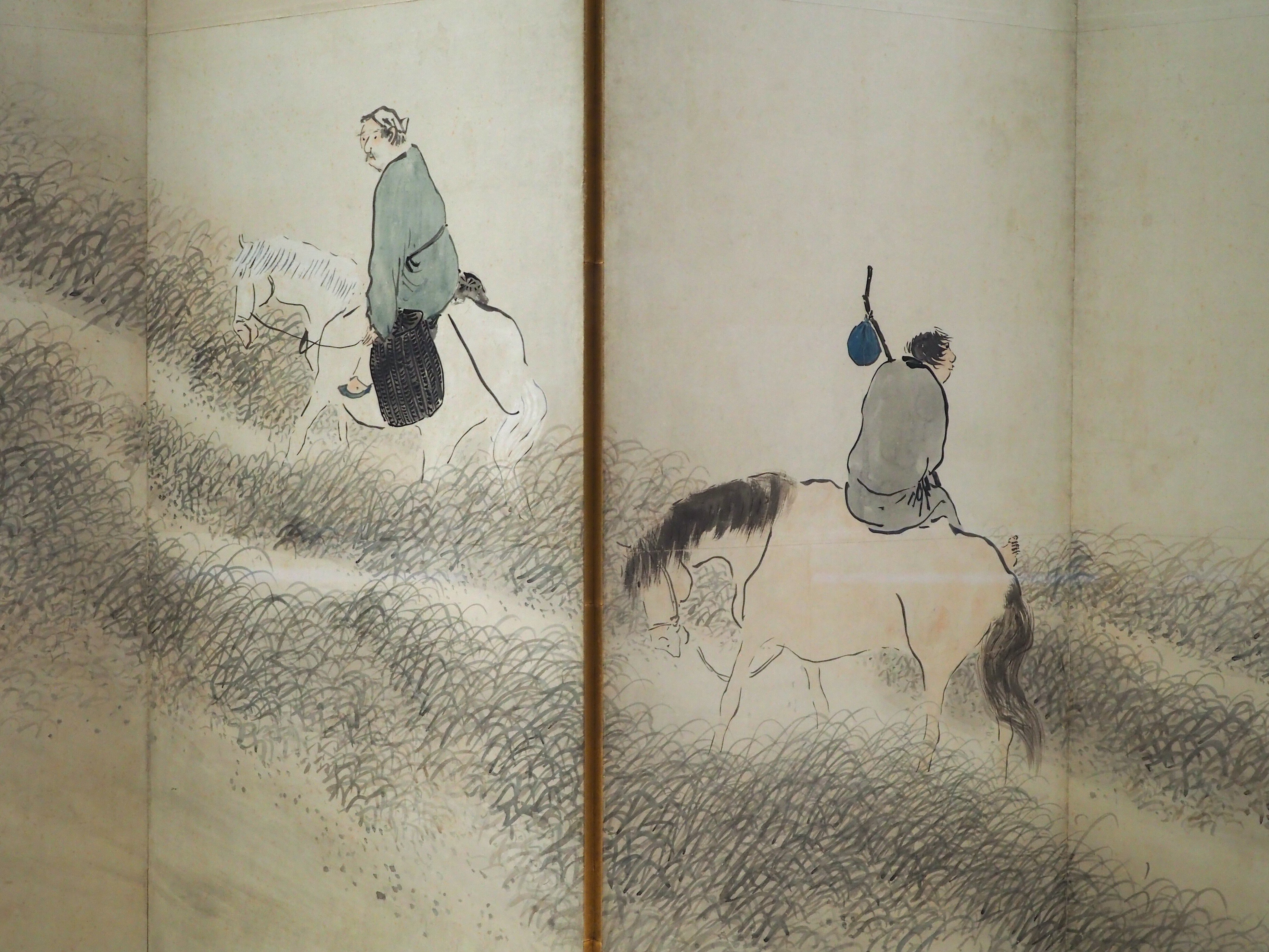 12 再値下 超良品 図録「与謝蕪村」 縮小屏風〈重文 奥の細道図屏風〉与謝蕪村
