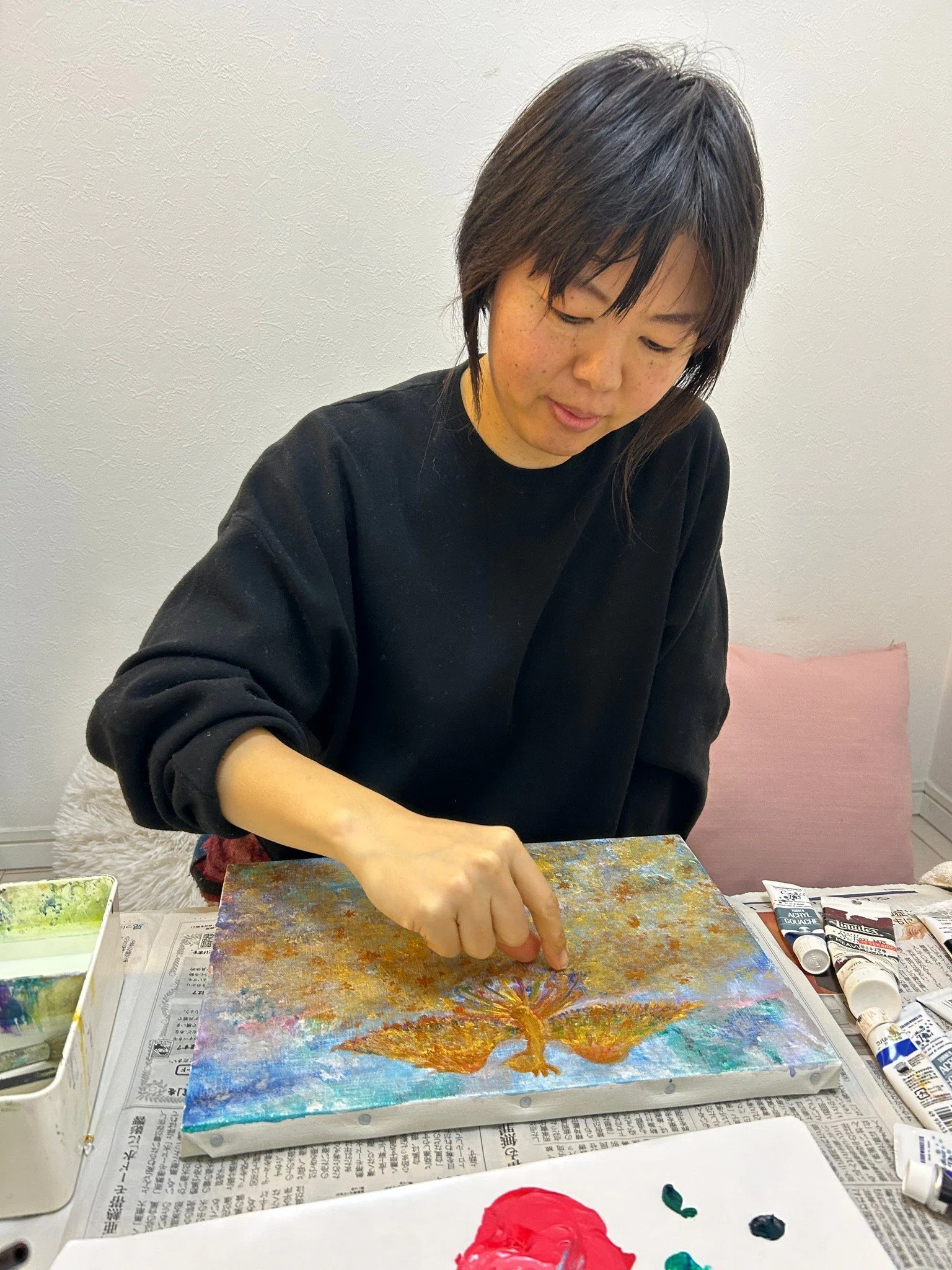 エジプトと鳳凰と⑦ 〜虹色の鳳凰の絵 Love catch〜｜Chiaki Kamuki