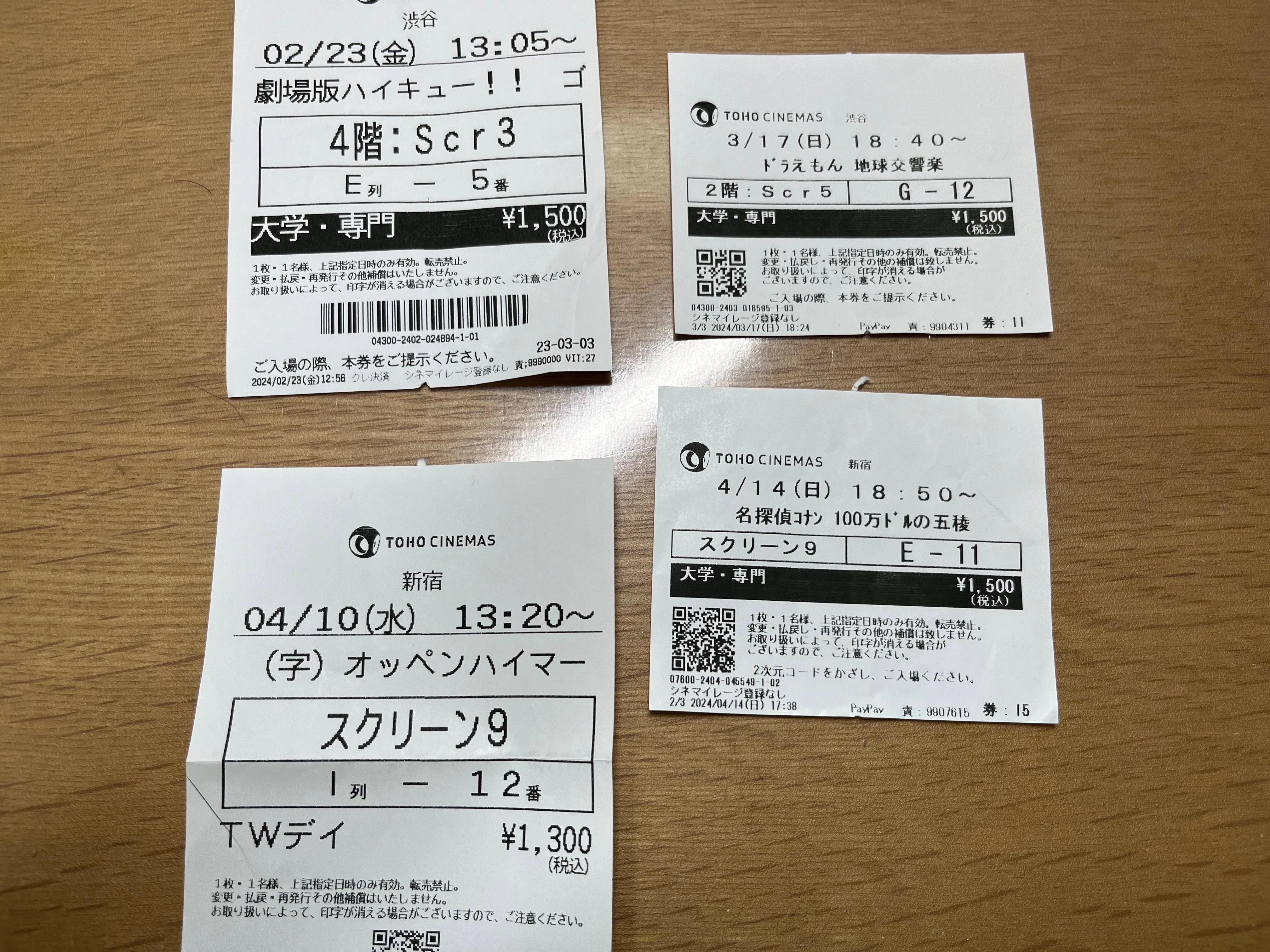 よすこれ①映画の半券｜よすかーれ