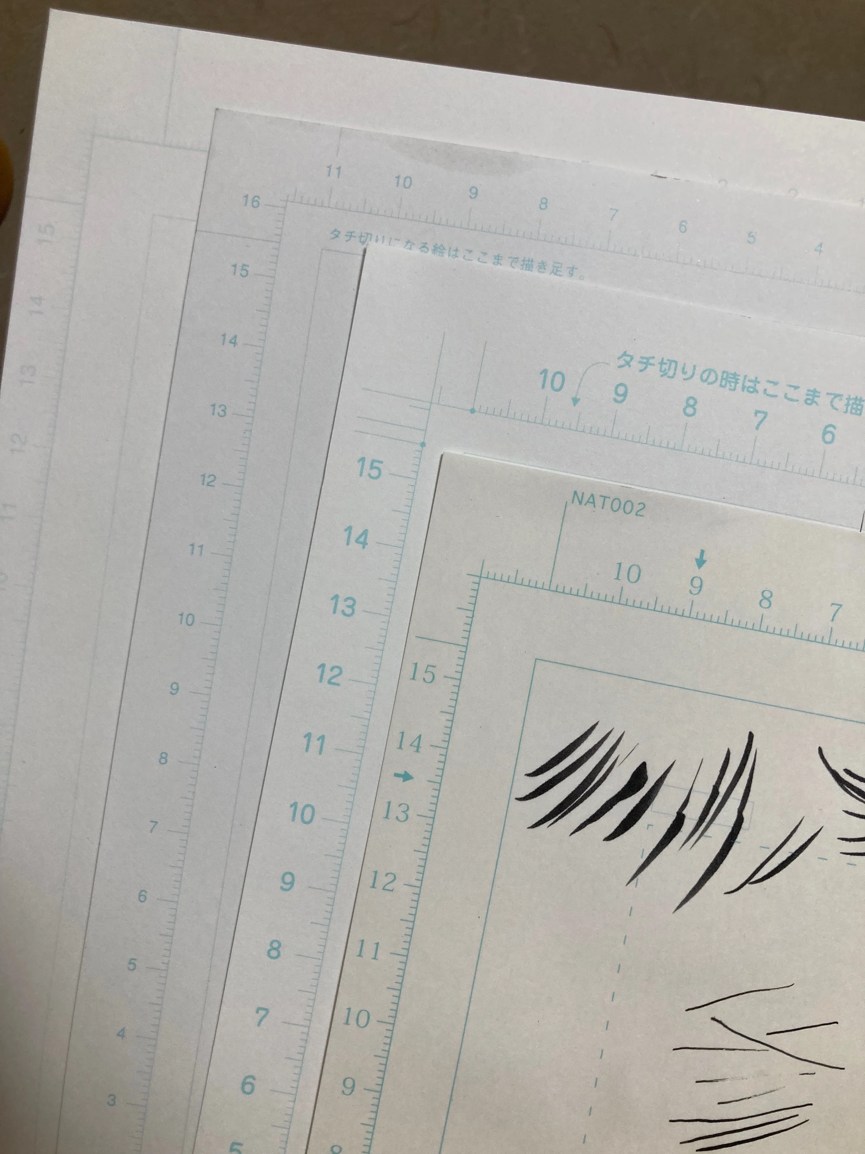 4社比較】 漫画原稿用紙描き比べ 【レビュー】｜Σ田 ᴇᴍᴜᴛᴀ✑