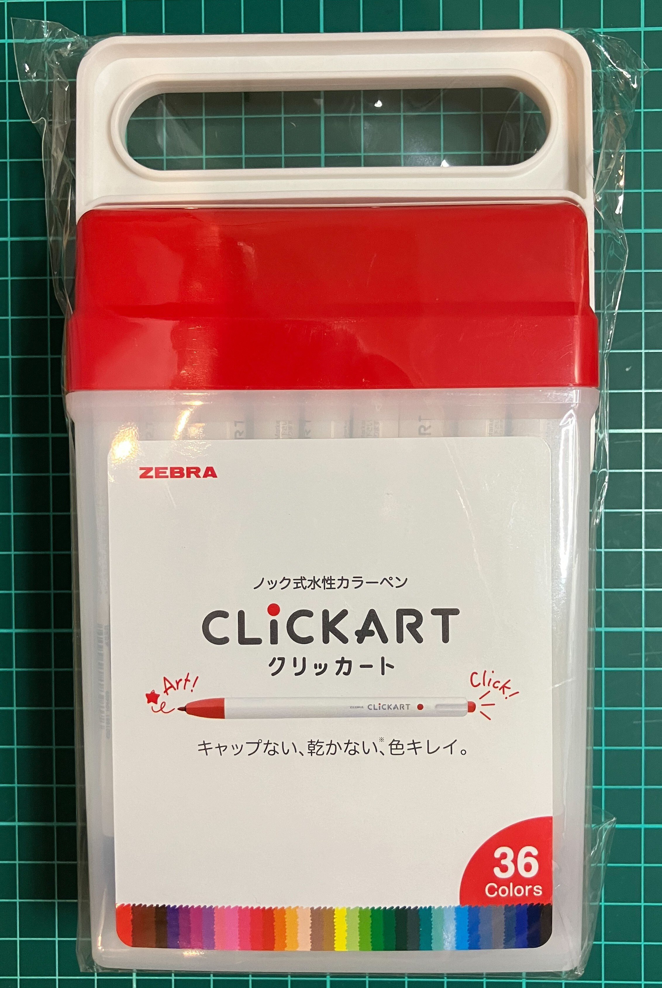 ゼブラ 水性マーカー クリッカート 36色｜ポキポキ