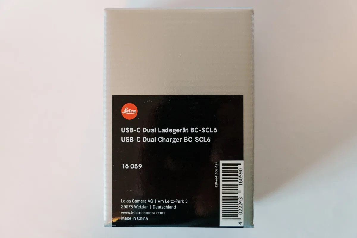 LEICA BC-SCL6 デュアルバッテリー充電器 Q2 Q3 SLシリーズ（Leica 