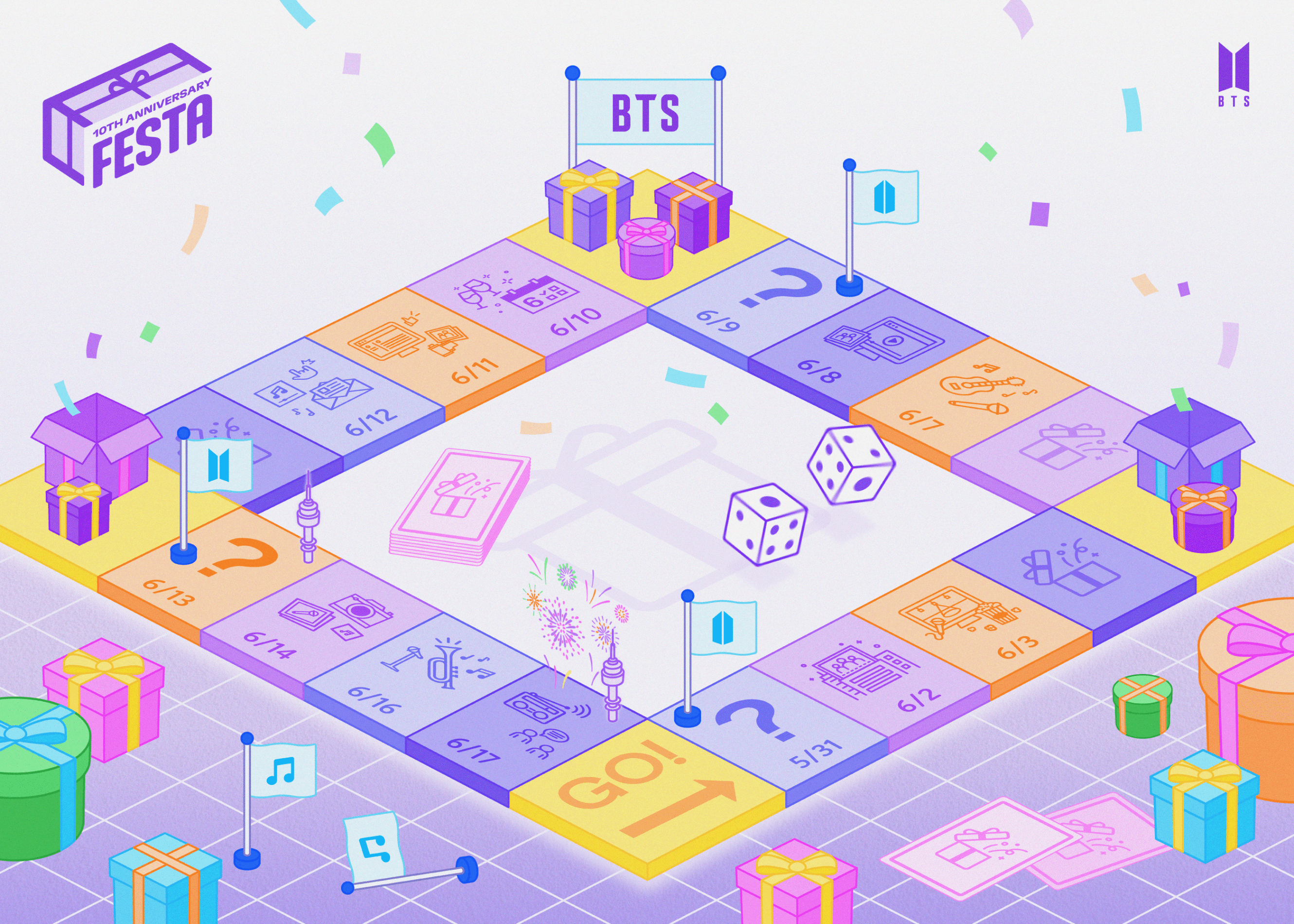 BTS 10周年 FESTA グッズ 5点セット