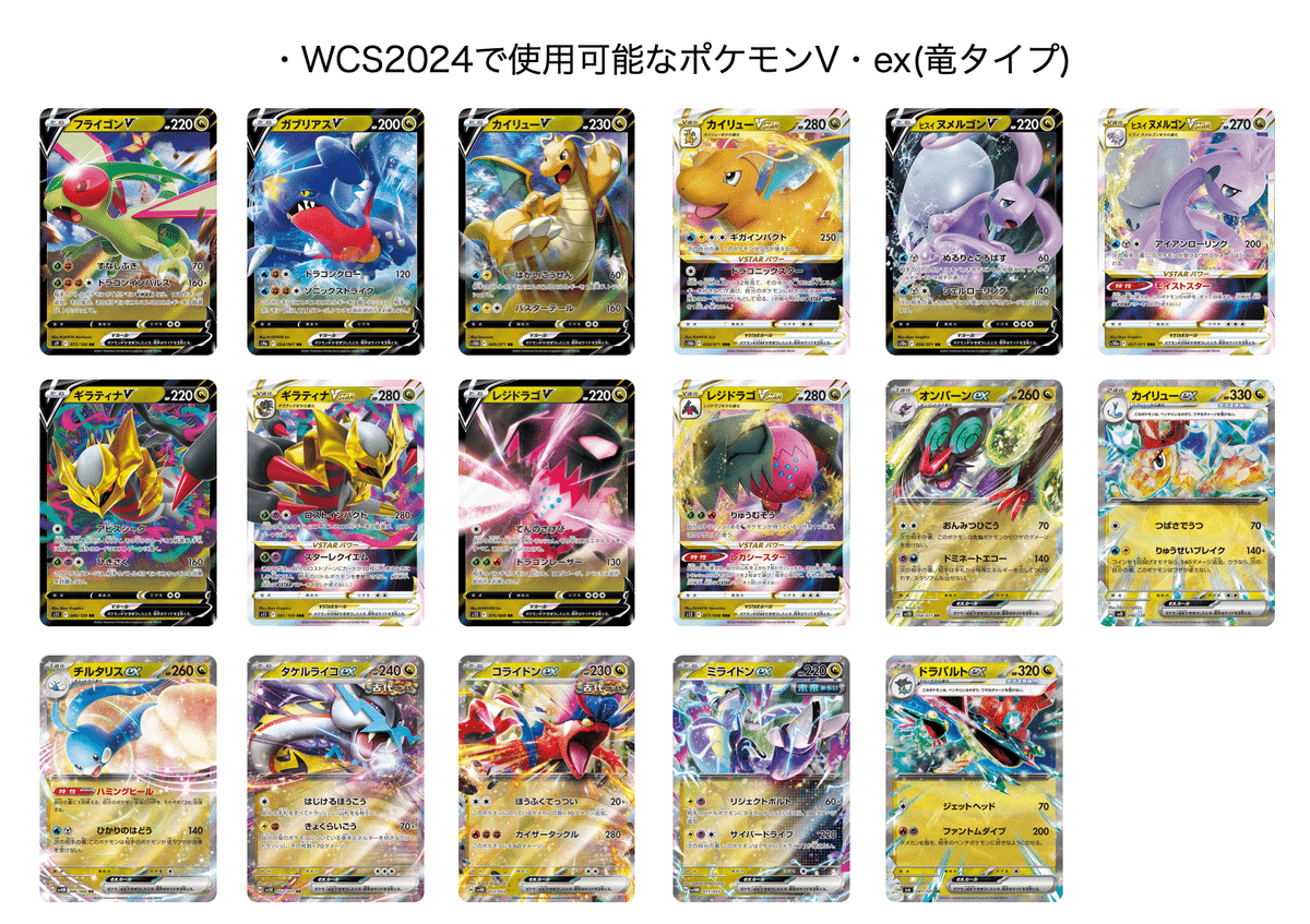 Pokémon World Championships 2024 TCG部門使用可能カードまとめ