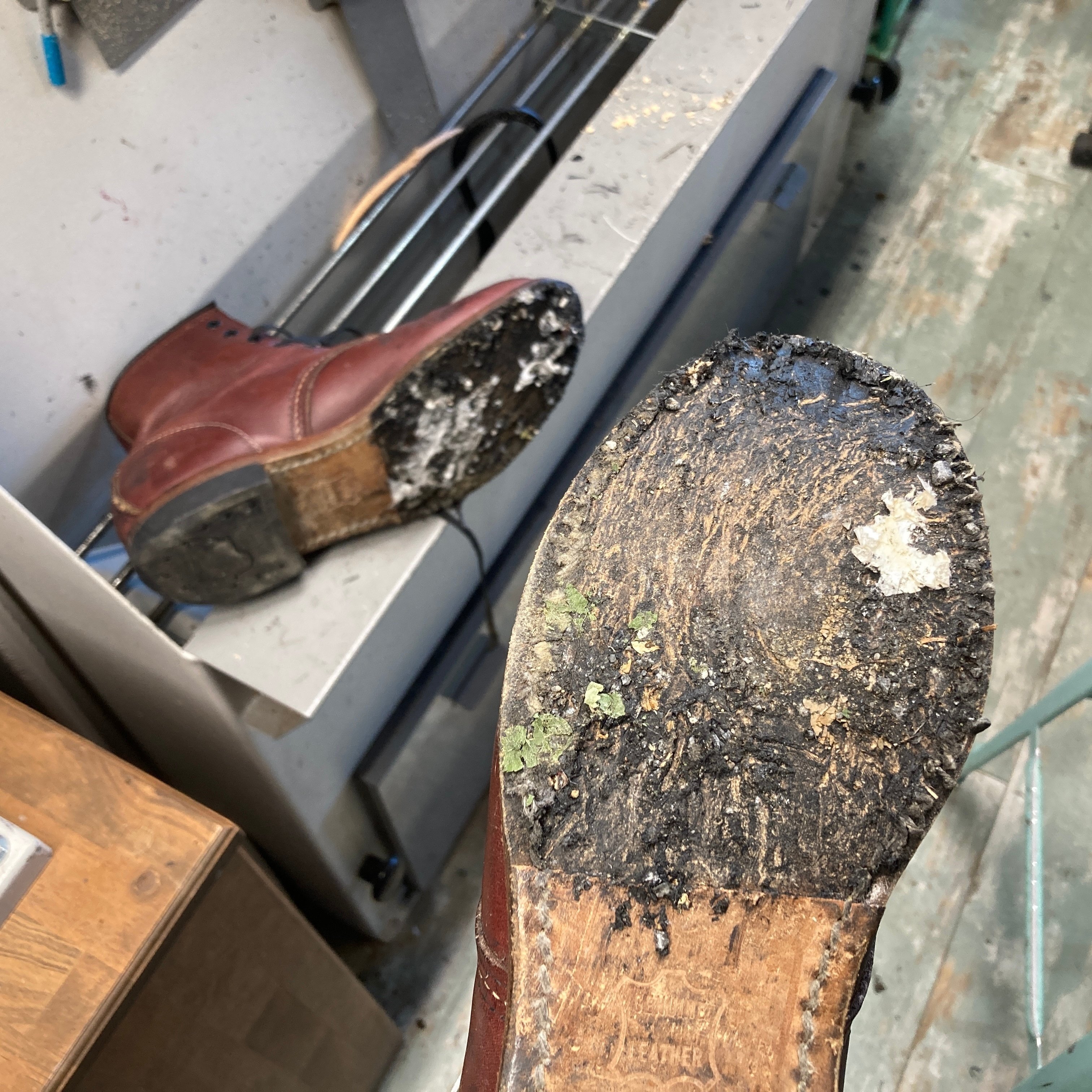 ハーフソールとヒール交換】Red Wing#9011 Beckman｜CREA Repair