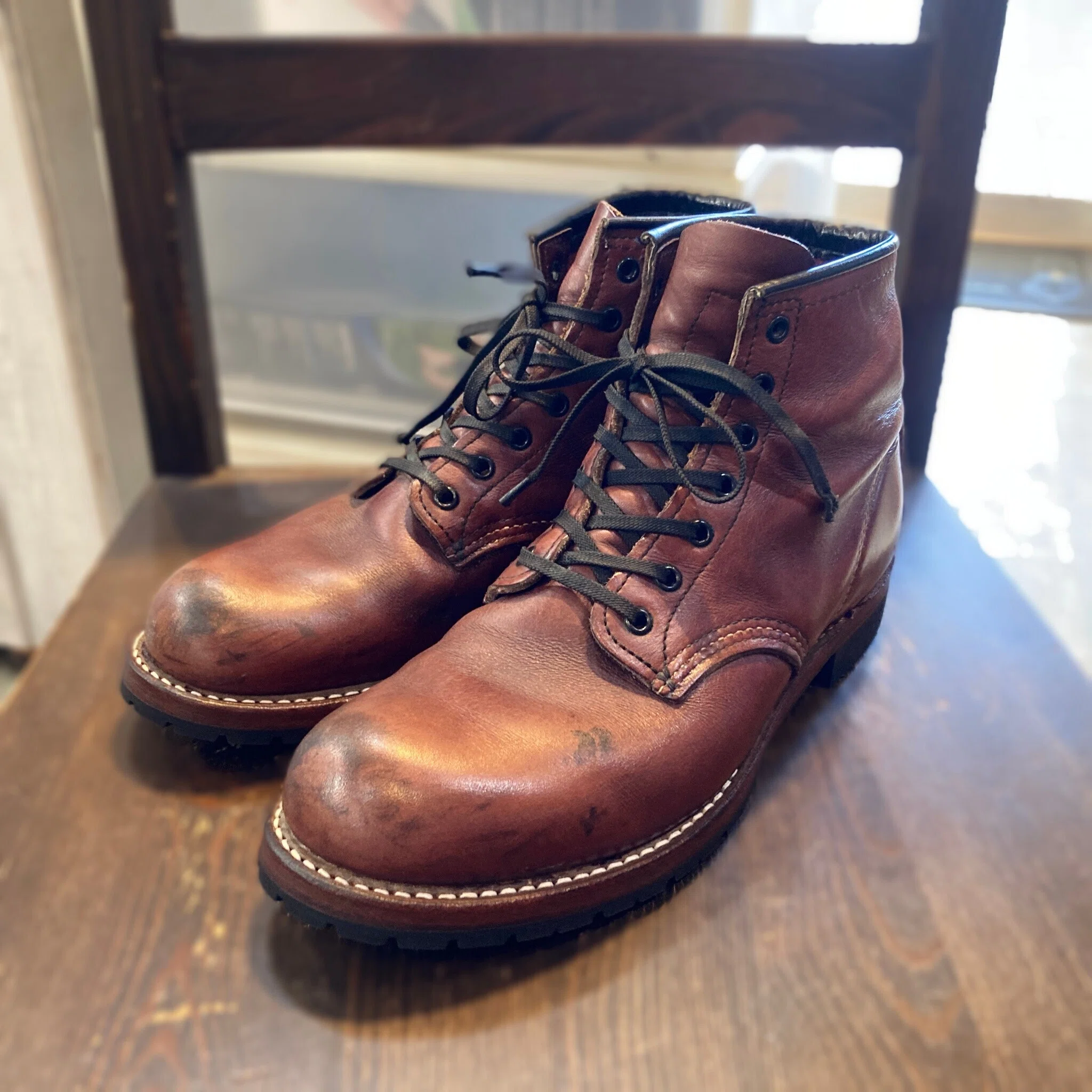 ハーフソールとヒール交換】Red Wing#9011 Beckman｜CREA Repair
