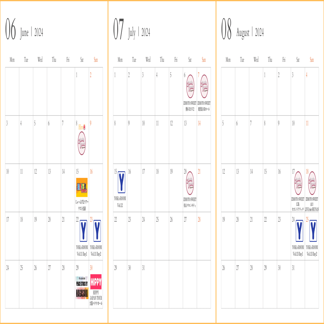 YOKARO-MONスケジュール｜mamayou