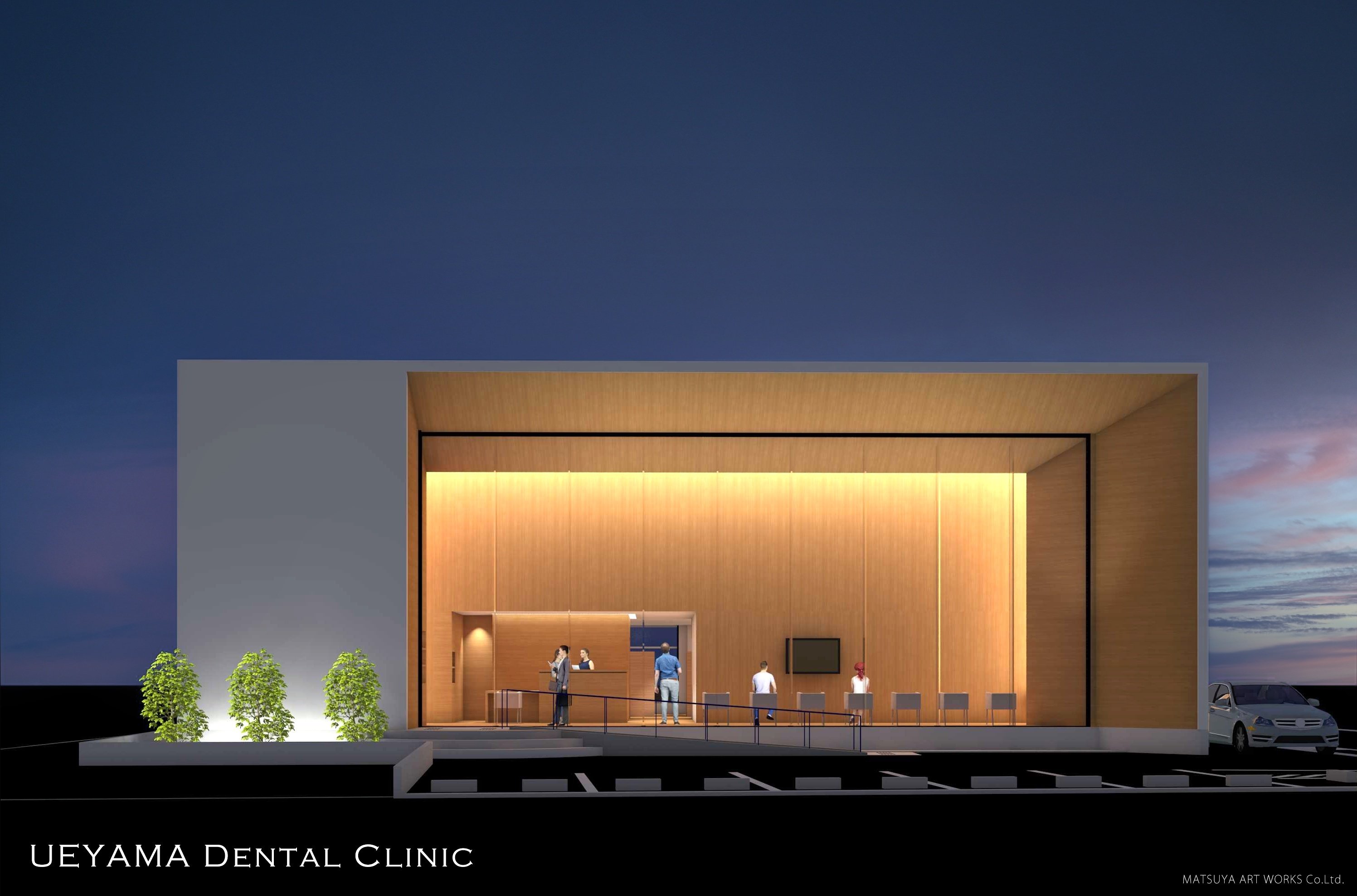 歯科クリニック設計事例｜歯科医院開業新築計画｜【空間を、ビジネスの