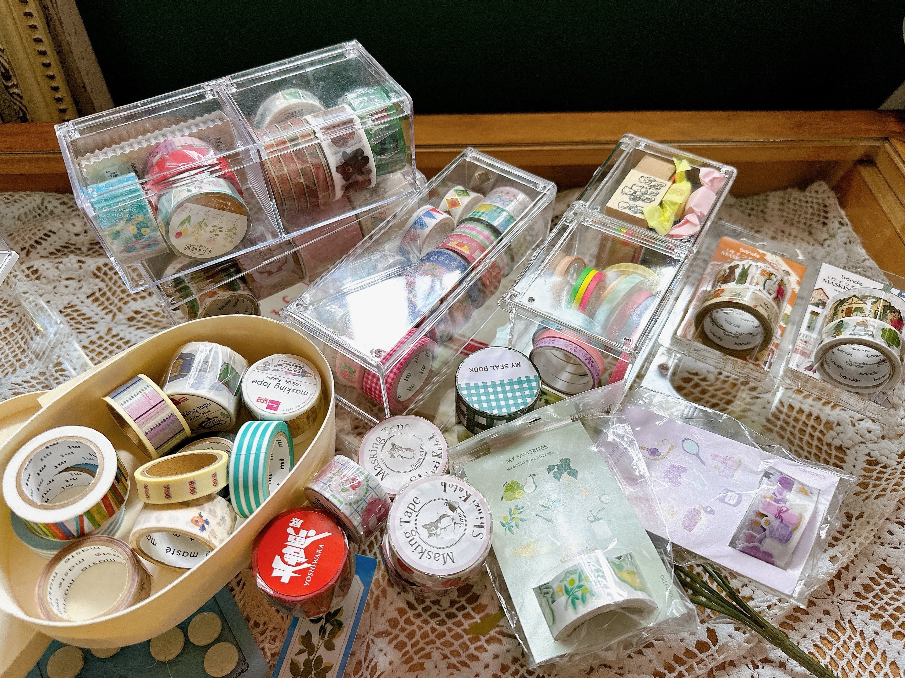 文具】100均で大量マステ収納術と、めくれるマステ紹介｜eden/ 紙もの