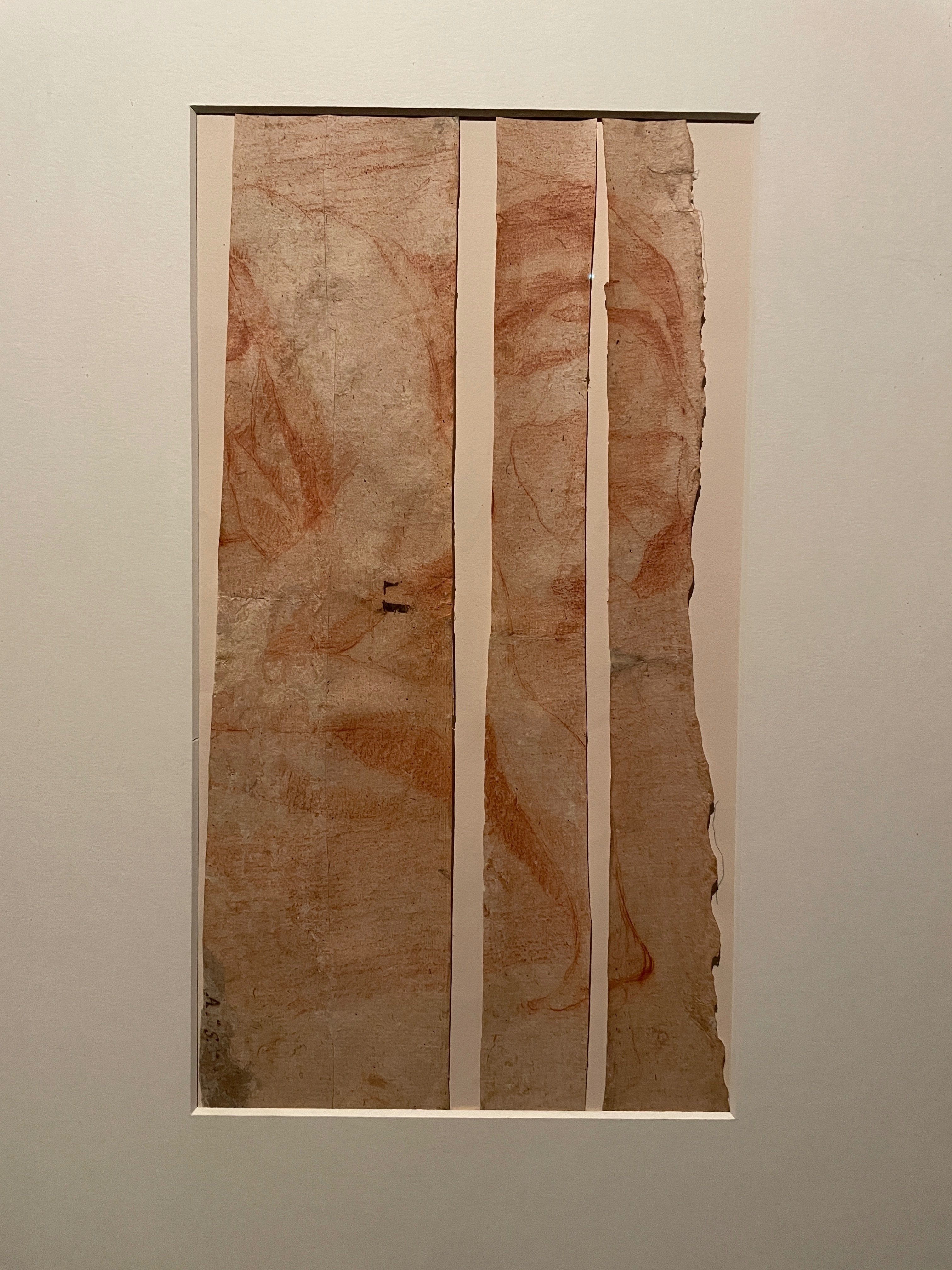 ミラノのスフォルチェスコ城にて、レオナルド・ダ・ヴィンチの素描を