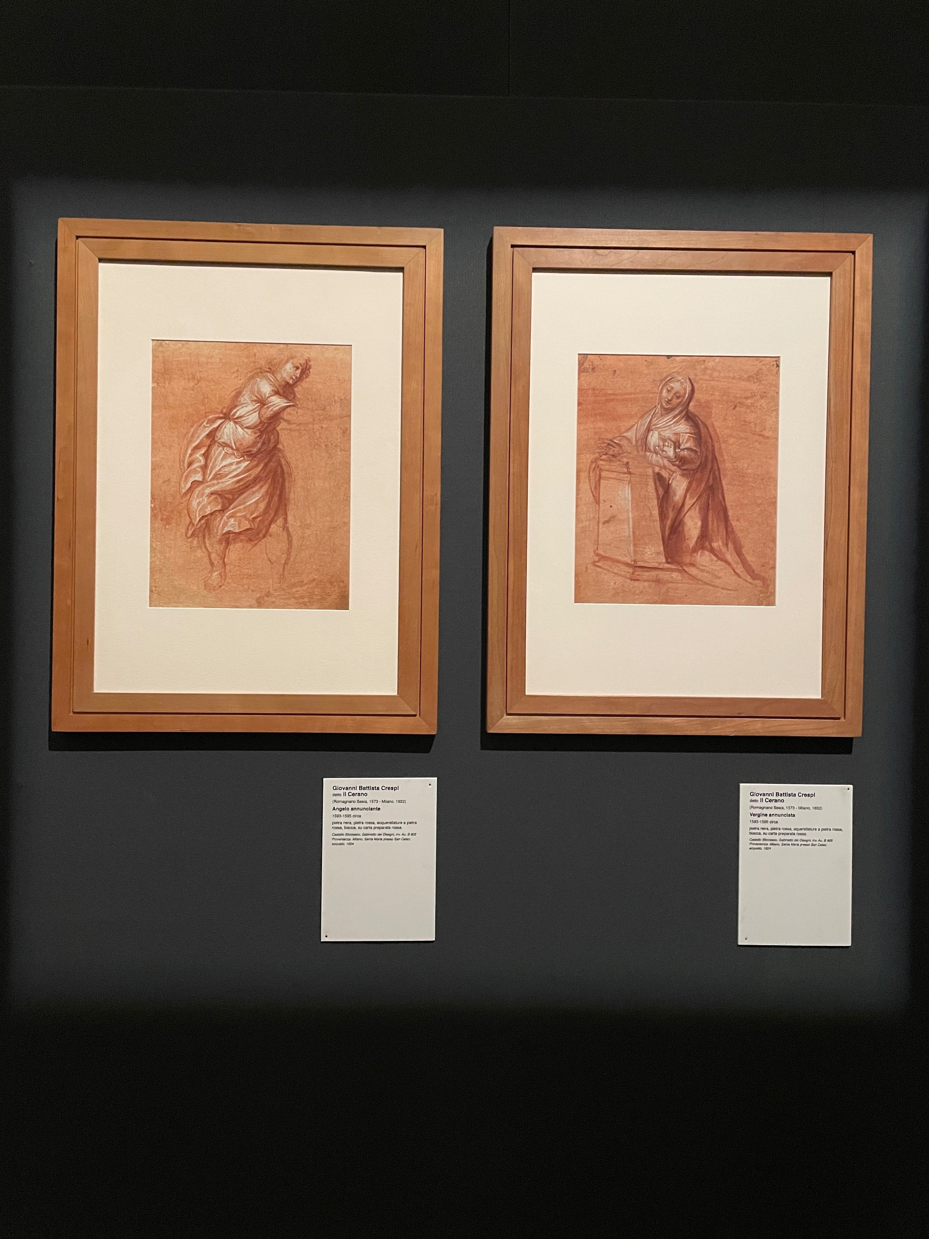 ミラノのスフォルチェスコ城にて、レオナルド・ダ・ヴィンチの素描を