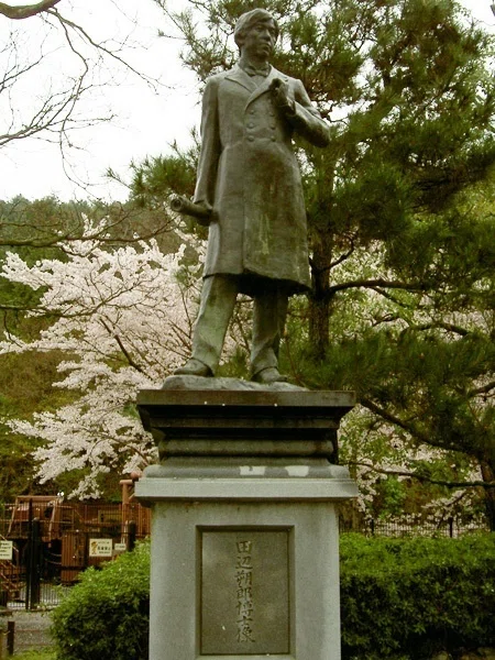 田辺朔郎像