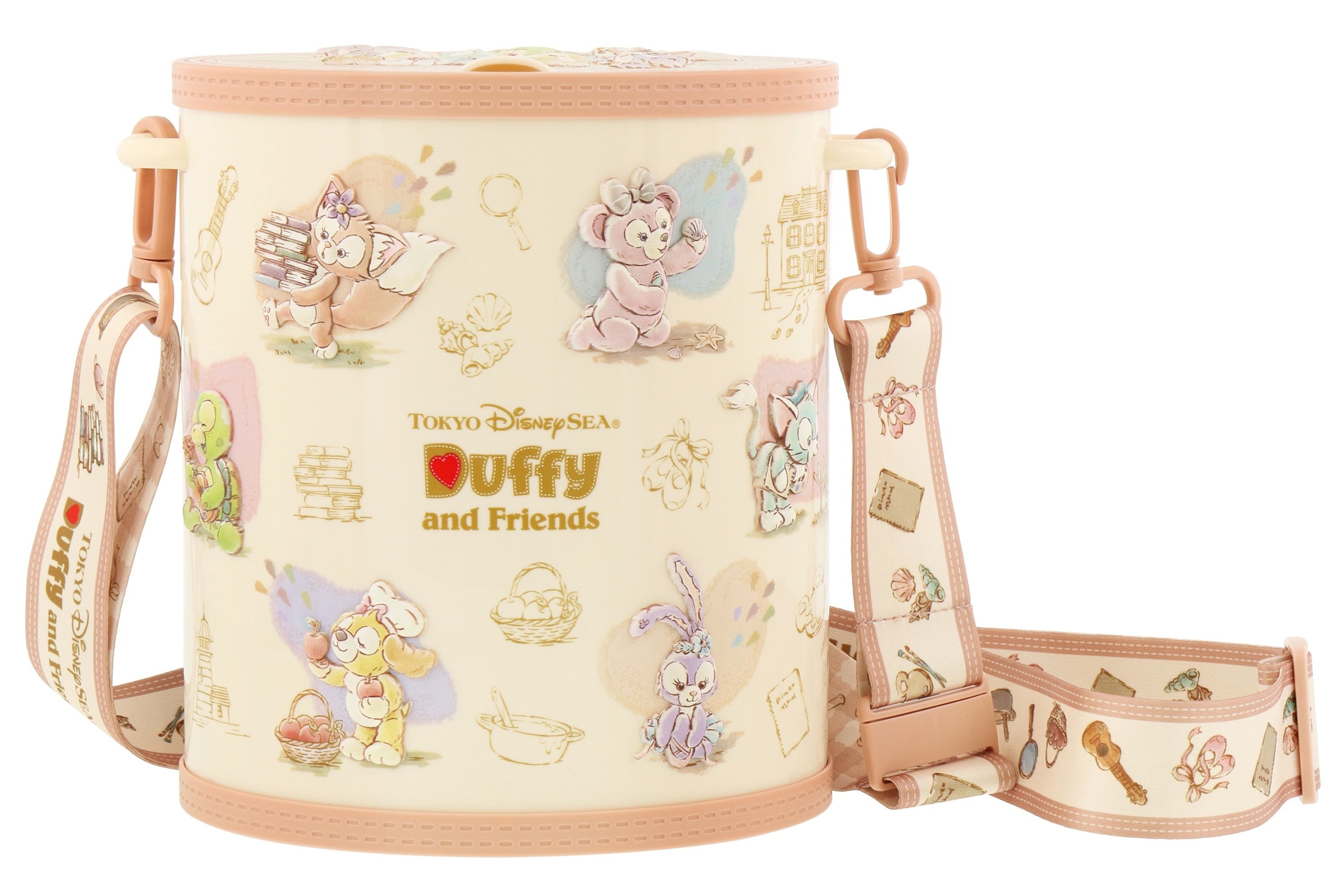 ウェアスマイルズグロウ　スーベニアランチケース&ステンレスボトル ダッフィー ウェアスマイルズグロウ スーベニアランチケース