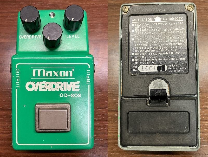 Maxon OD-808(Large Case) 初期仕様|おくやす Maxon OD-808(Large Case) 初期仕様|おくやす