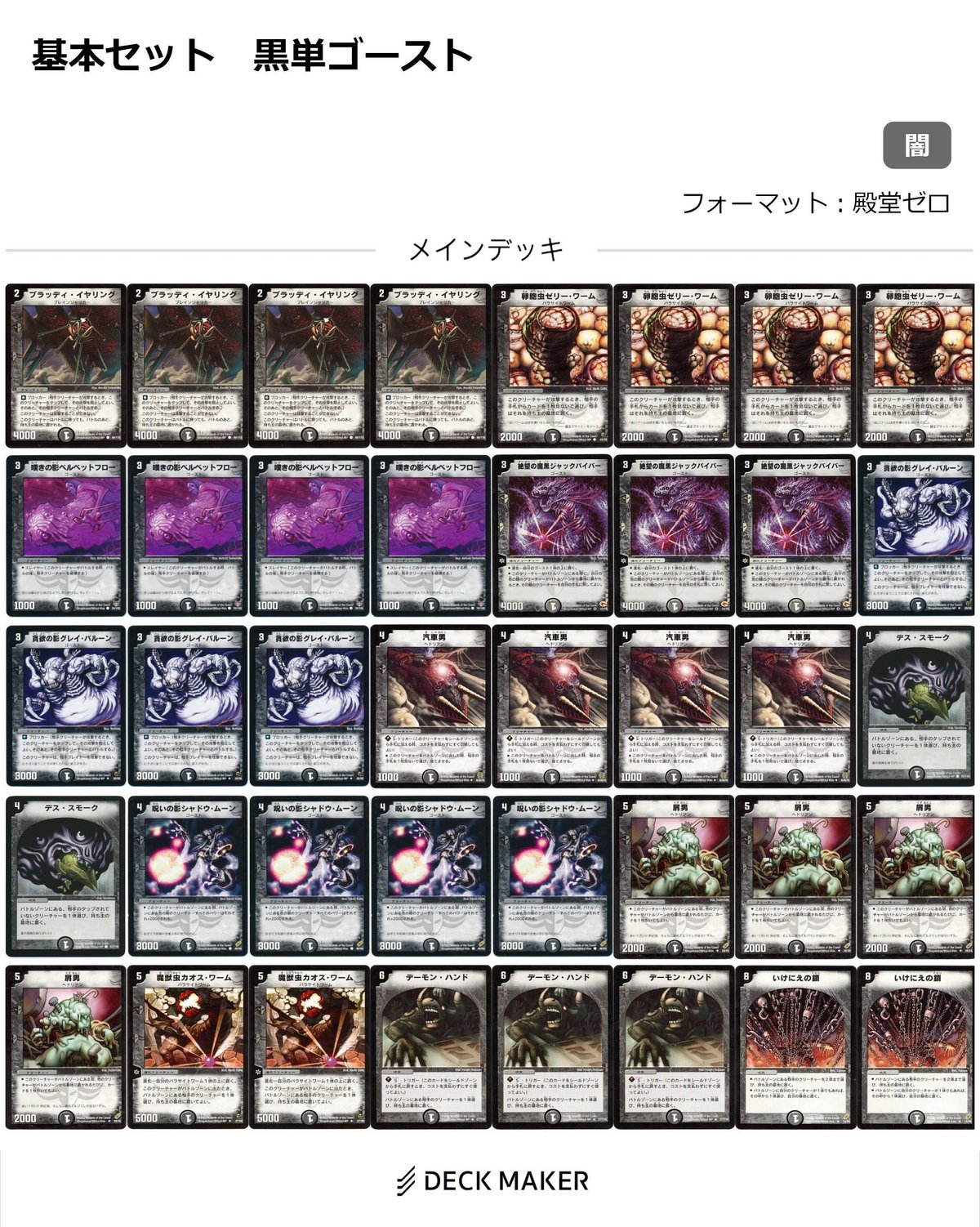 基本セット・デッキまとめ『旧枠総合殿堂ルール』｜しきいのあかざわ 