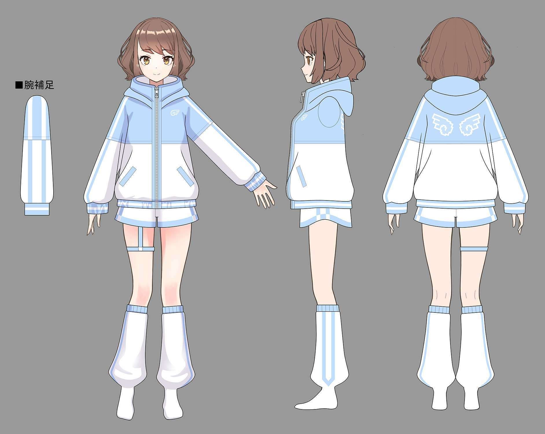 デザイン画チラ見せ：みずいろ♡てくのろりぃたガチャ｜REALITY株式会社