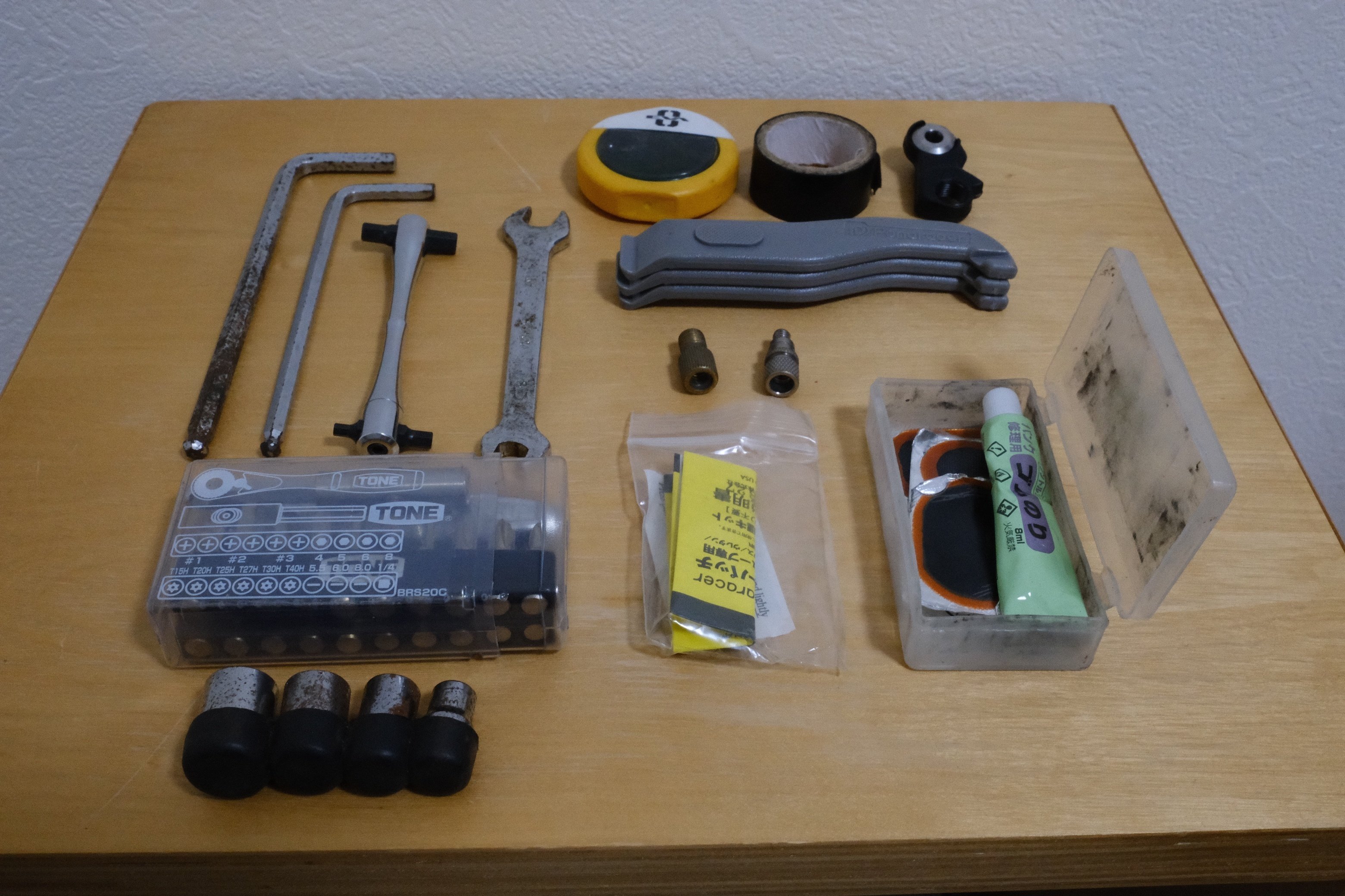 【フラミンゴ】自転車用携帯工具セット　※横取りはキャンセルします フラミンゴ様専用】自転車用携帯工具セット ※横取りはキャンセルします