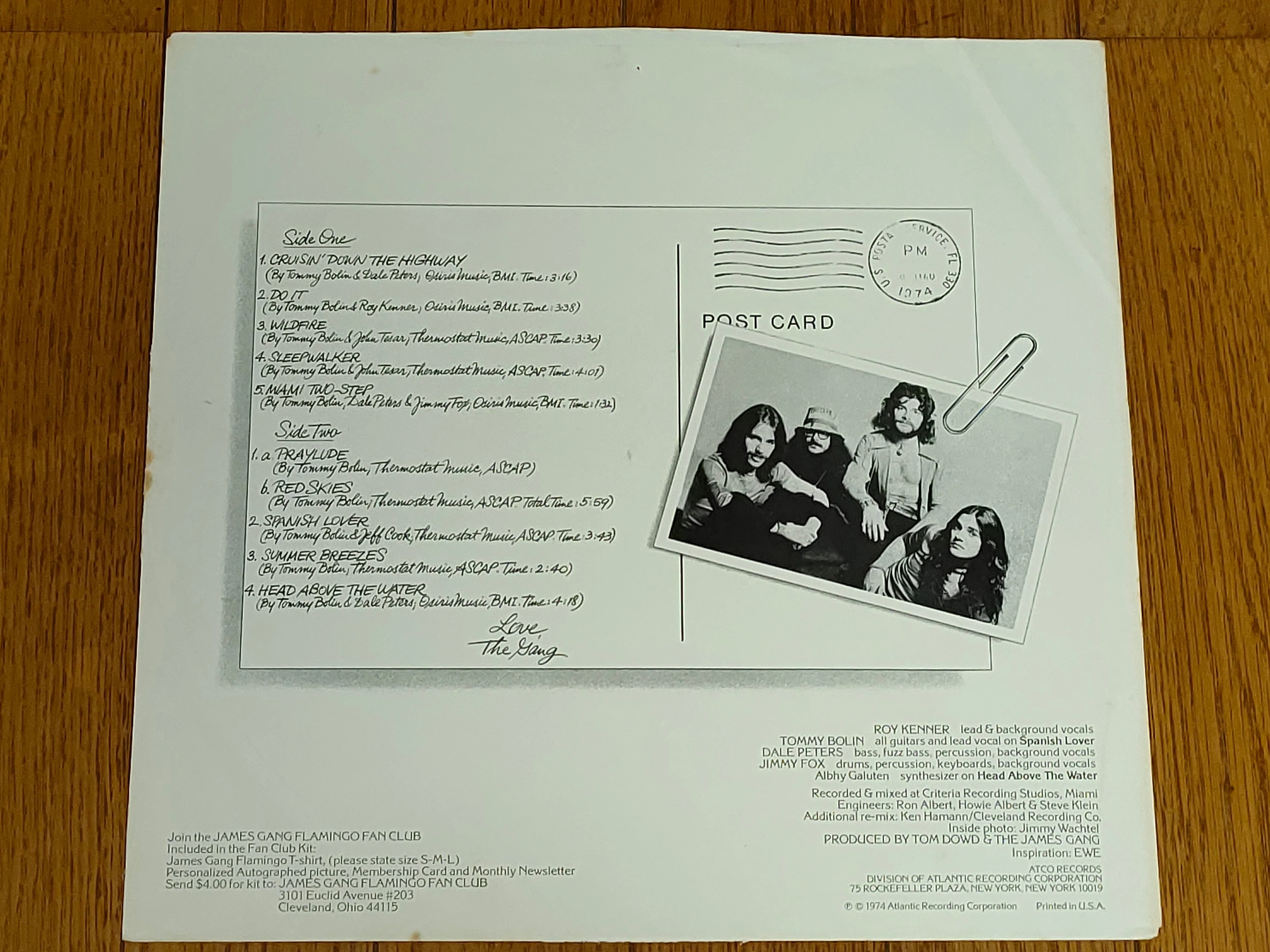 Miami】（1974）James Gang トミー・ボーリン期の涙の最終作｜よっしー
