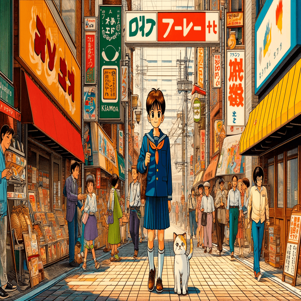 GPTs】1980年代のセル画アニメ画像生成GPT｜本郷喜千