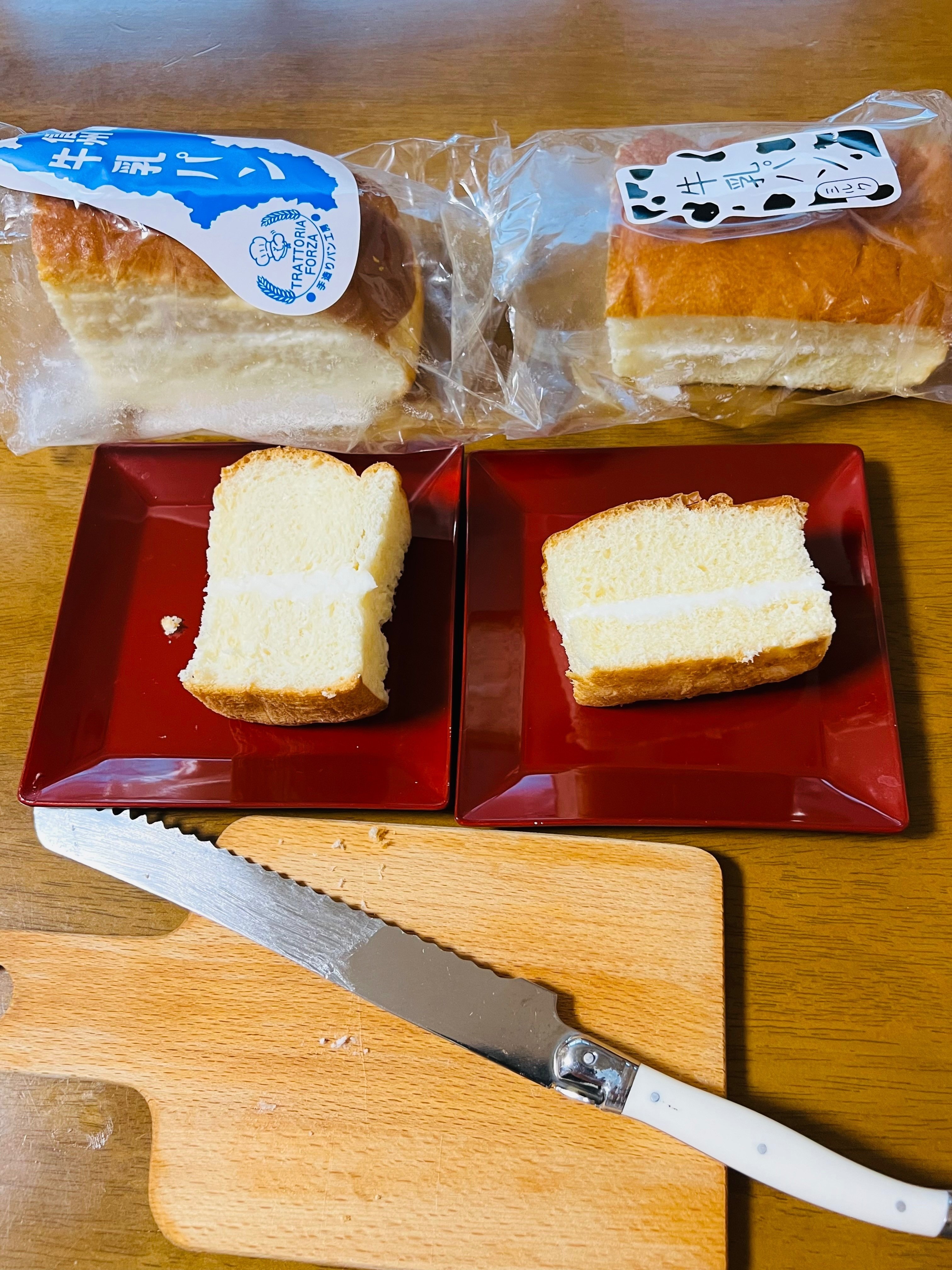 牛乳パン食べ比べ｜ミント