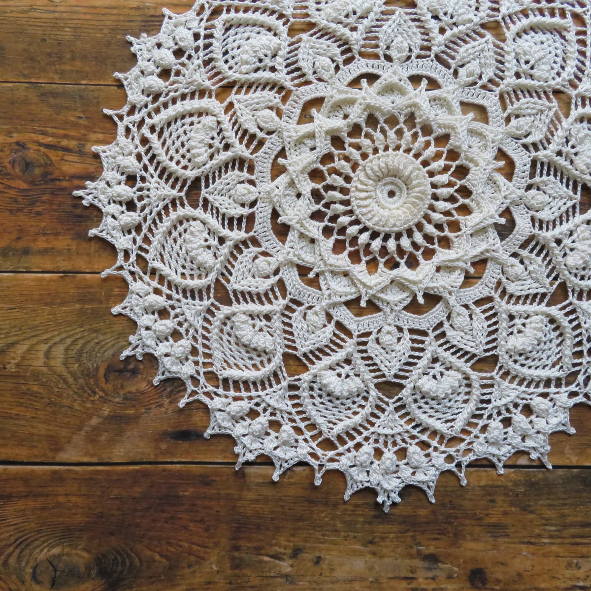 Pattern / Ayaka Doily｜笠石あき｜レース編みのドイリー・雑貨