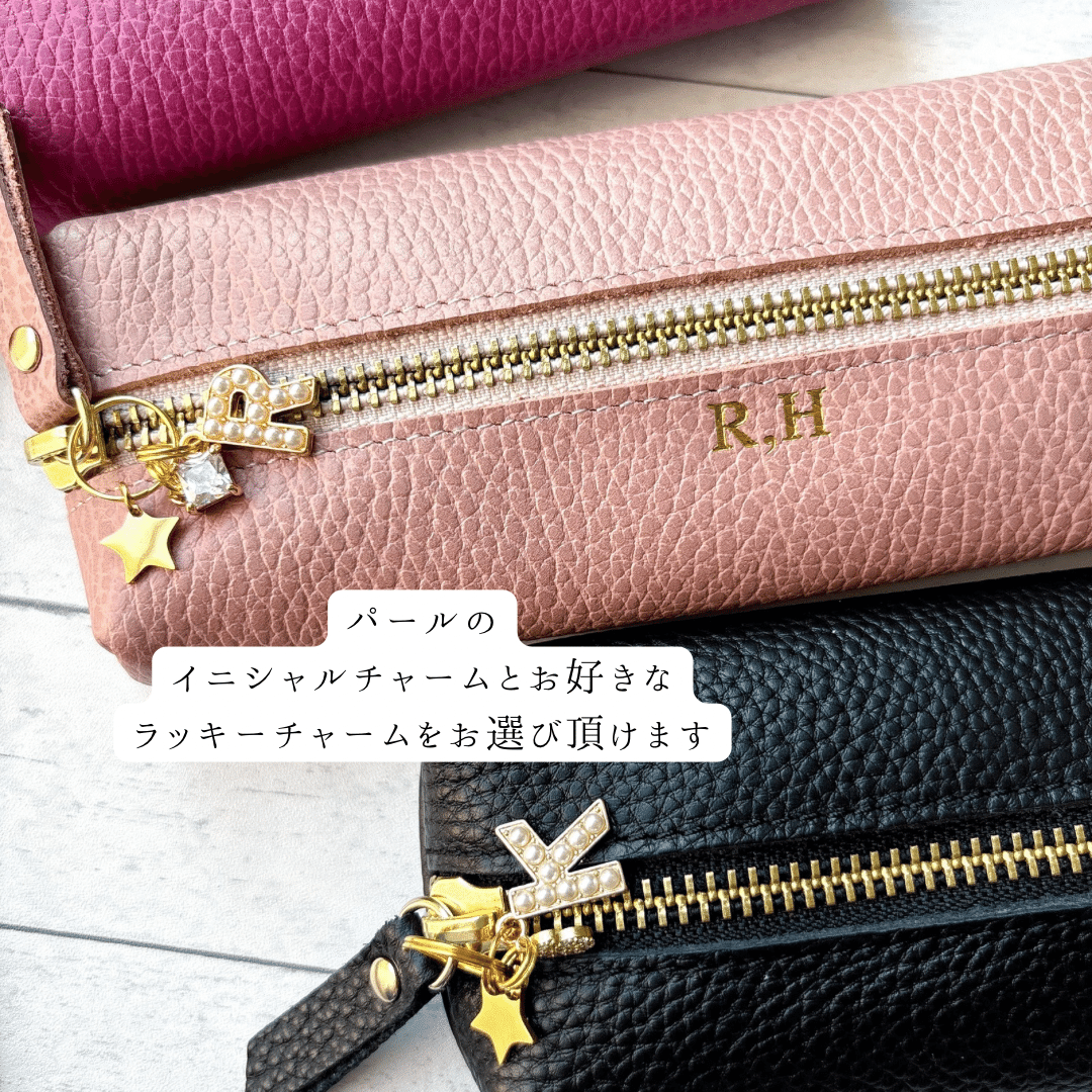 ❤︎バラのペンケース❤︎オーダー専用 おすすめギフト＞オーダーメイドのレザーペンケース｜デザイン