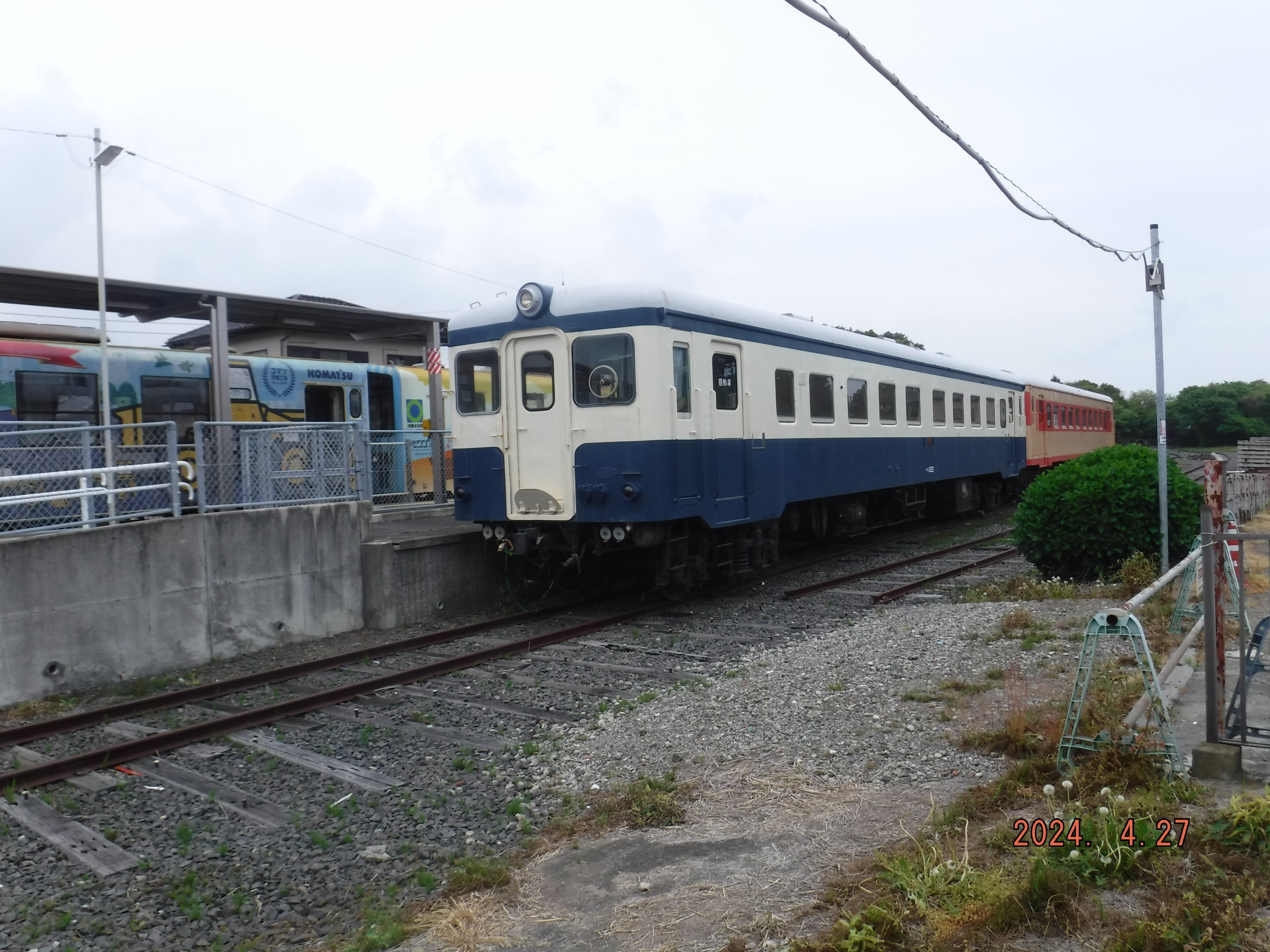 ひたち海浜鉄道 サボ 行先板】（表）阿字ヶ浦⇔勝田（裏）那珂湊