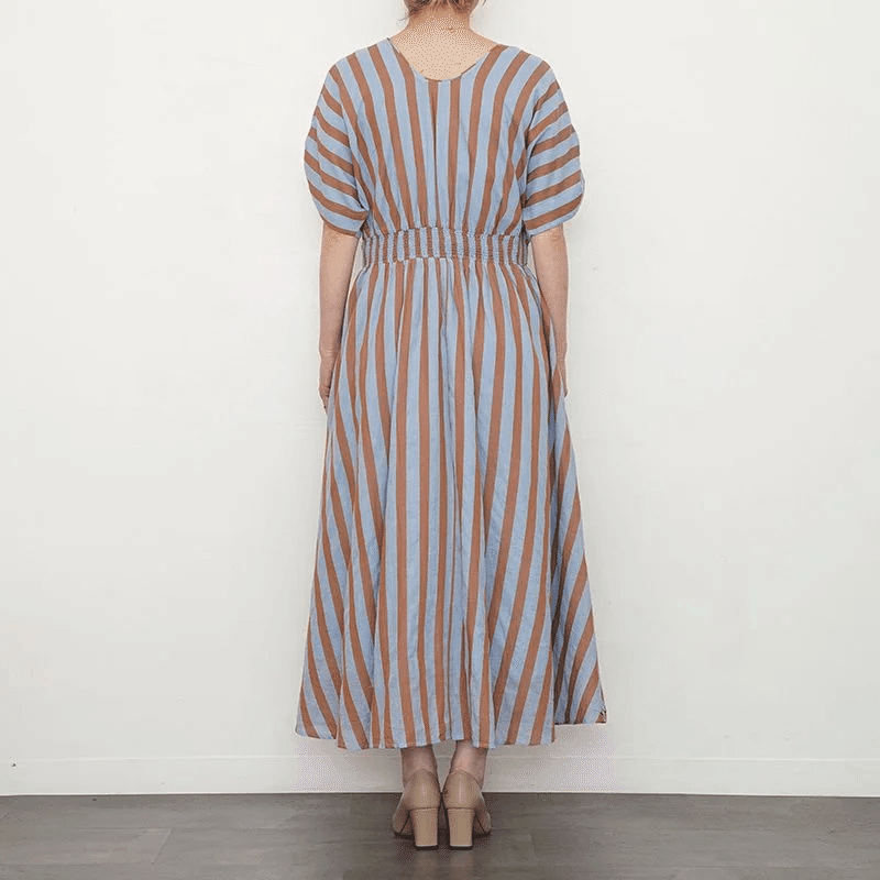 初夏からのおすすめワンピース【ne Quittez pas】COTTON VOILE WAIST