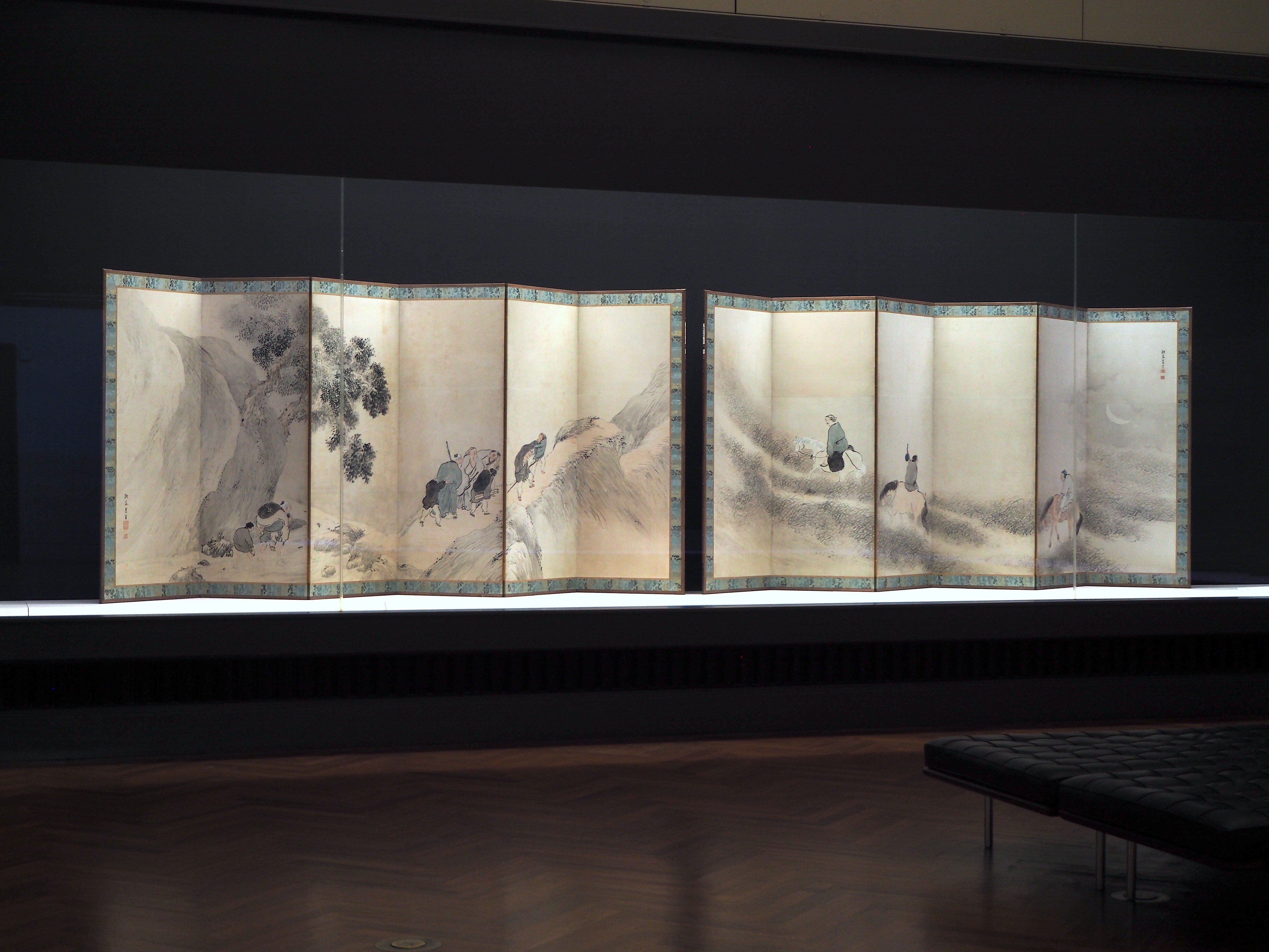 与謝蕪村の《山野行楽図屏風》は、ボーッと眺めるのが正しい鑑賞法なの