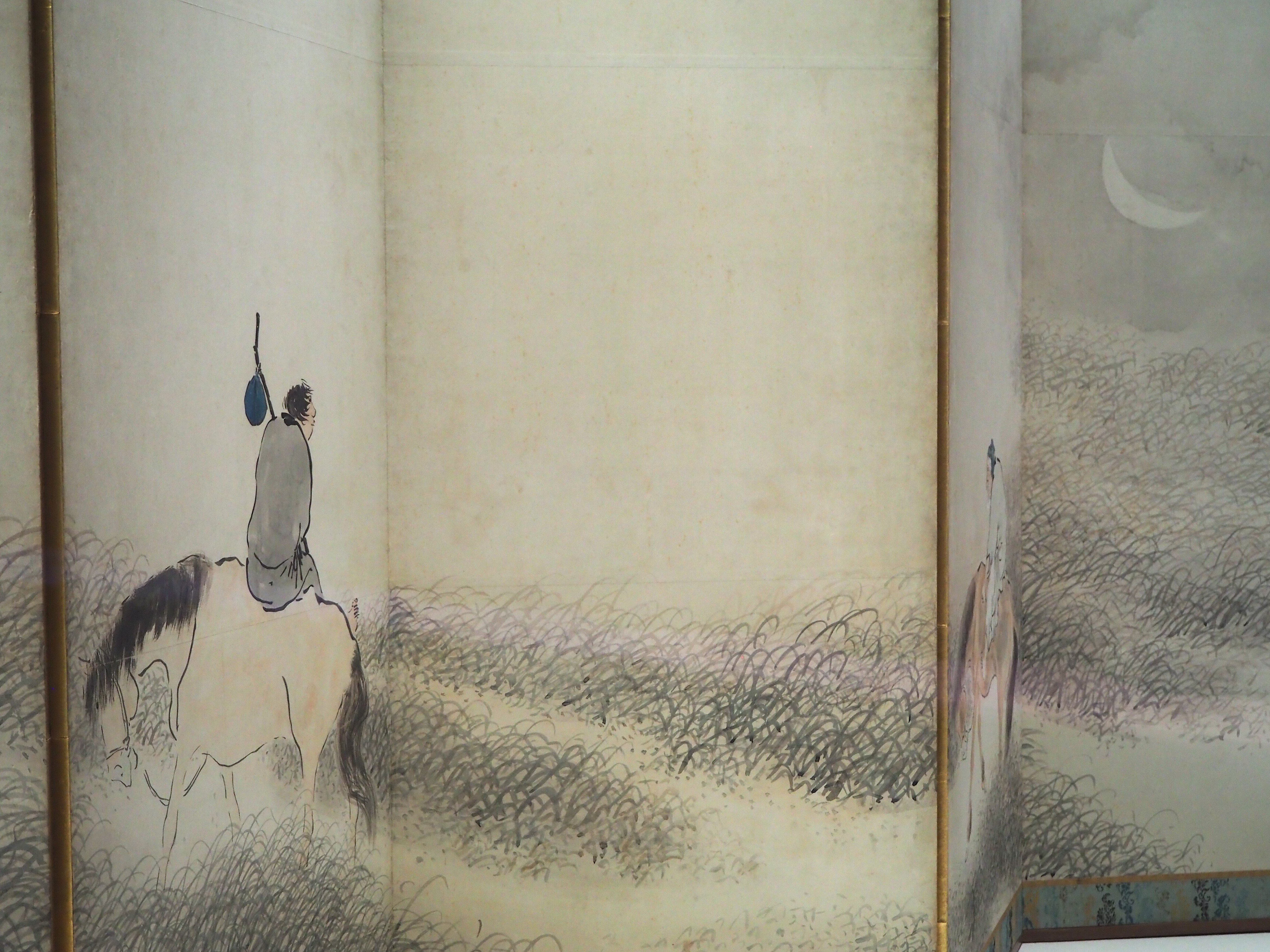 与謝蕪村の《山野行楽図屏風》は、ボーッと眺めるのが正しい鑑賞法なの