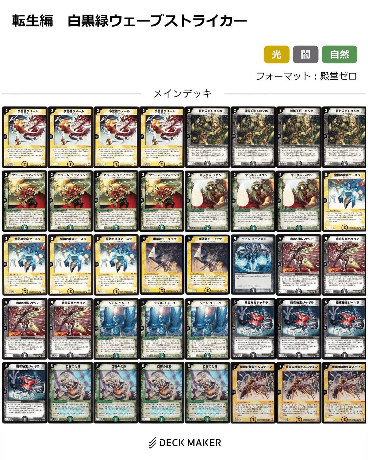 デュエルマスターズ クラシックデッキ【旧枠統一】No.227 転生ライザー デュエルマスターズ クラシックデッキ【旧枠統一】No.227 転生
