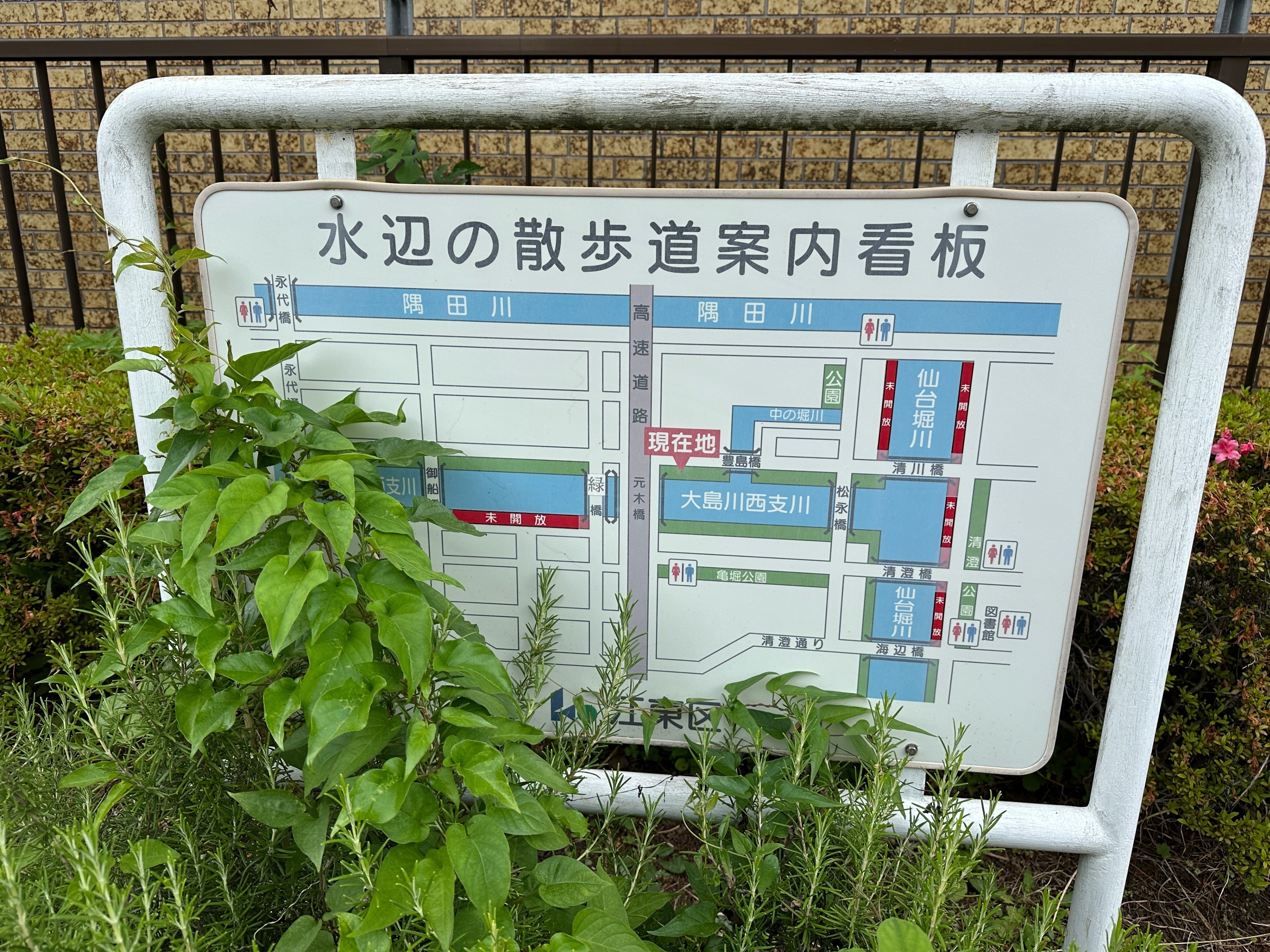 埋め立てられた川と橋があった場所(油堀川その3)|Saki 埋め立てられた川と橋があった場所(油堀川その3)|Saki