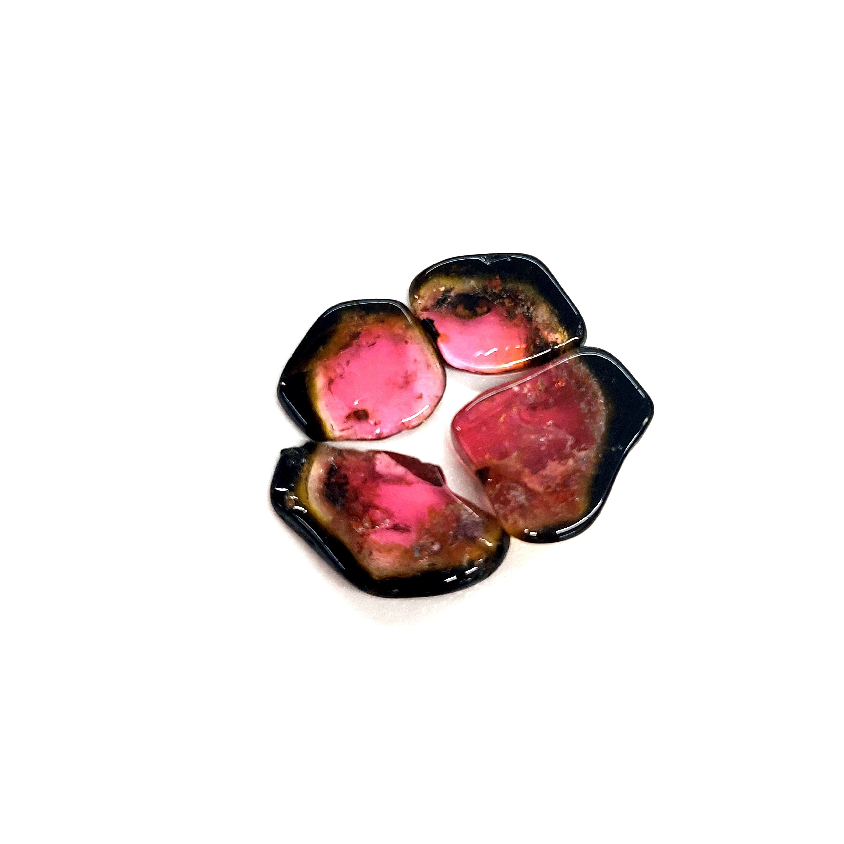 meronさま専用レアピンク×ブルーバイカラートルマリンスフィア バイカラーユークレース 0.080ct ペアシェイプ 日独鑑別付き | 色石堂