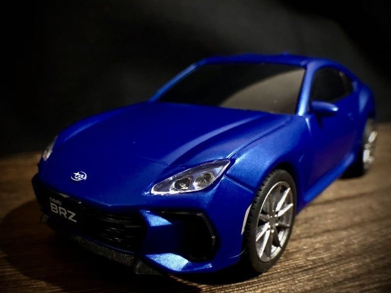 スポーツカー風ミニカー 黒と青 ぶつからないミニカー!?新型SUBARU BRZ｜てOのミニカー日記。