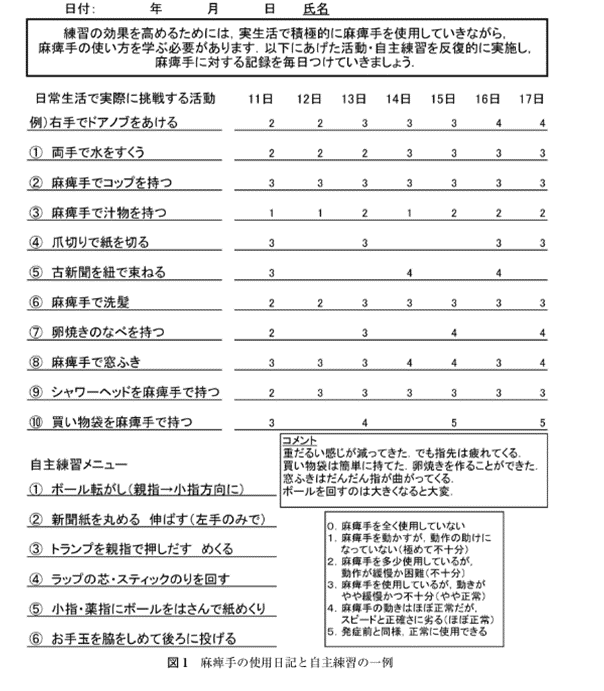 慢性期脳卒中後の上肢運動障害に対するTransfer Packageを中心と
