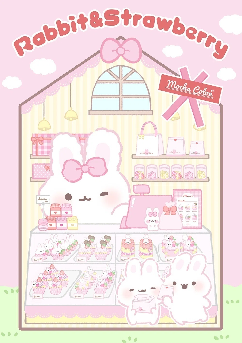 うさぎといちごのおはなし｜もか汰