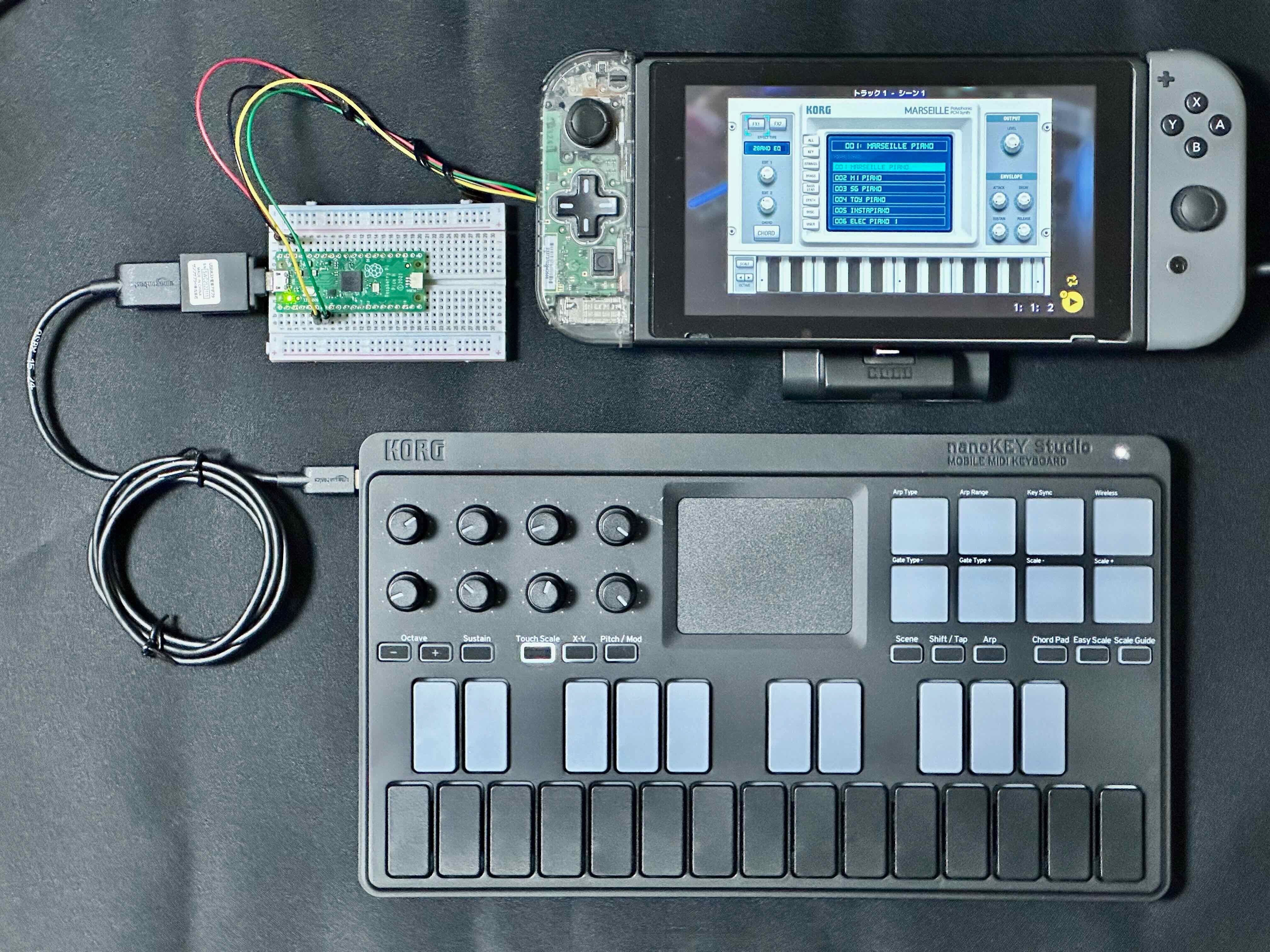 【KORG SV-1 73鍵】純正スタンド・ケース付き（USB MIDI不具合) KORG SV-1 73鍵】純正スタンド・ケース付き（USB MIDI不具合