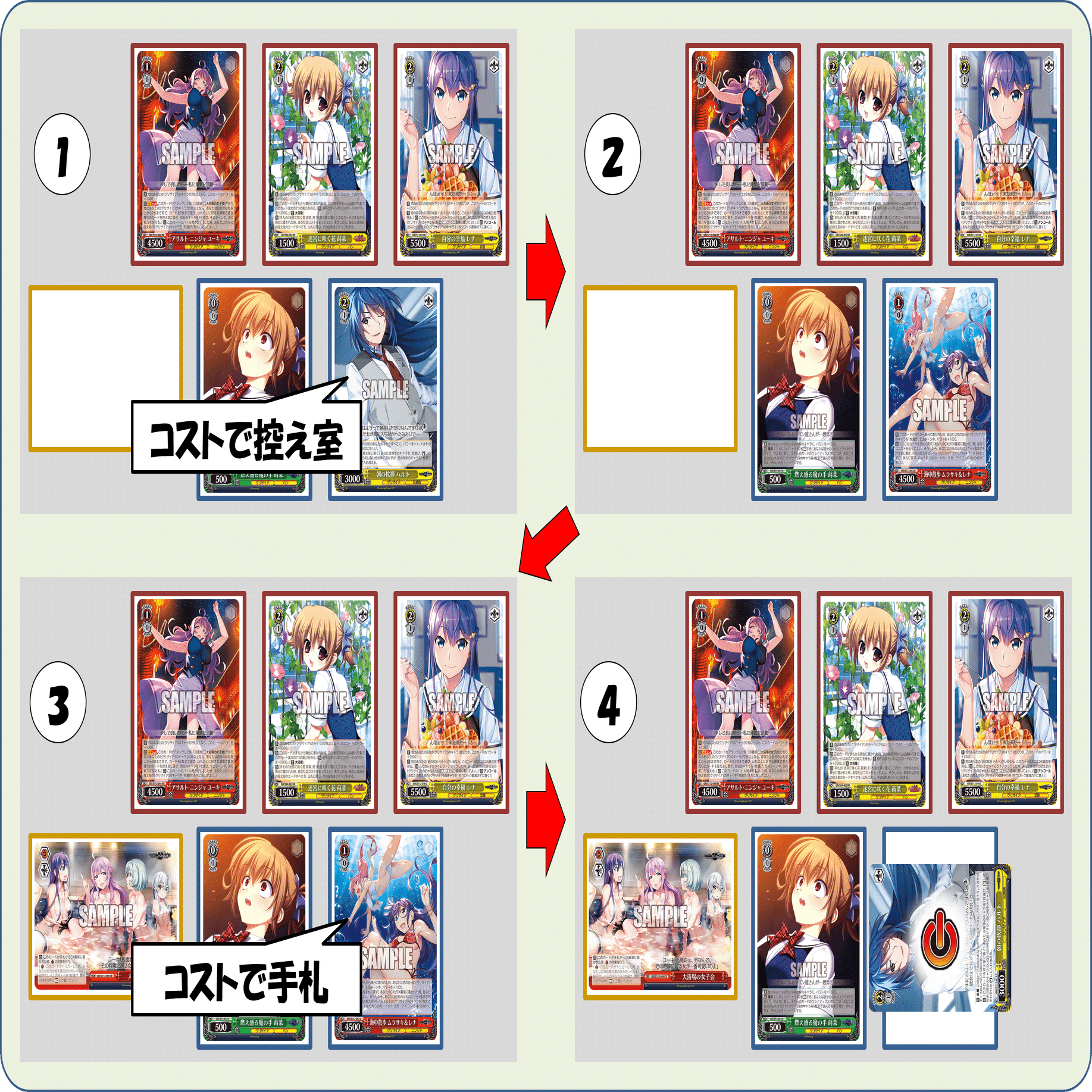 相手の盤面をコントロール！？グリザイア6電源2門【構築記事】｜しむ