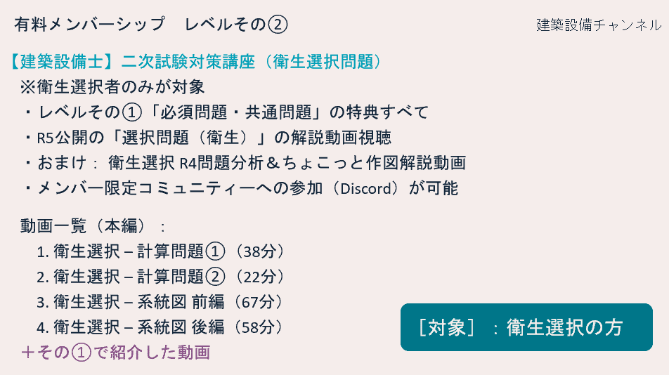 建築設備士 二次試験テキスト に転売以外の選択肢！【二次試験講座の