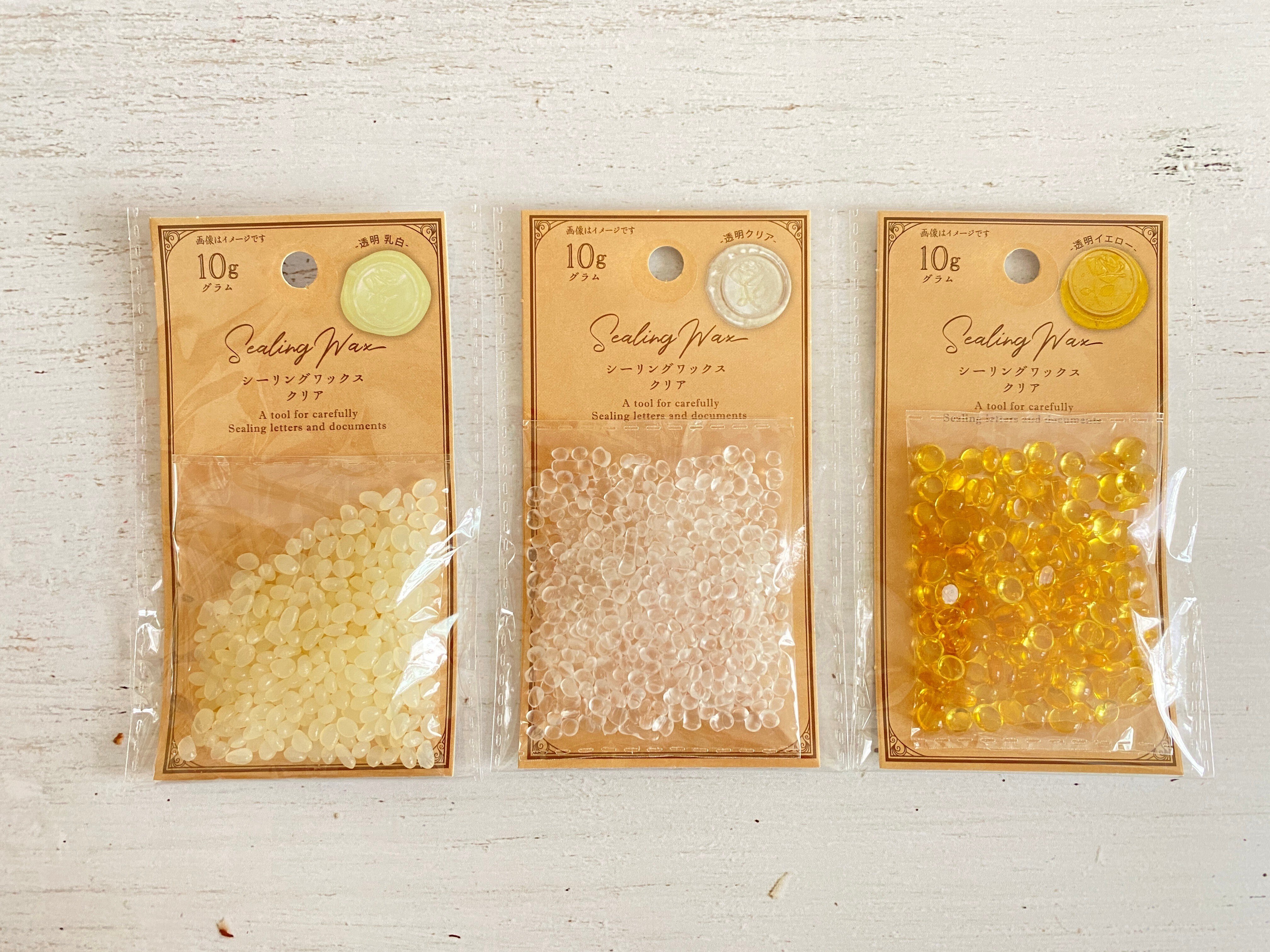 透明で涼しげ。セリアのクリアシーリングスタンプ作り｜杉浦百香（もか