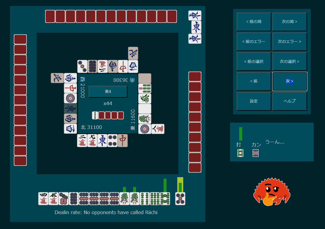 天鳳十段タッチを目指して毎日更新する麻雀note725日｜メカZ
