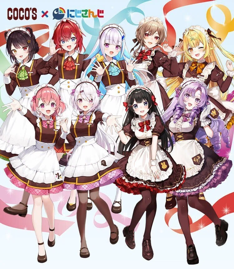 キャラクターグッズ のぼり 月ノ美兎 ココス × にじさんじ2024 コラボ