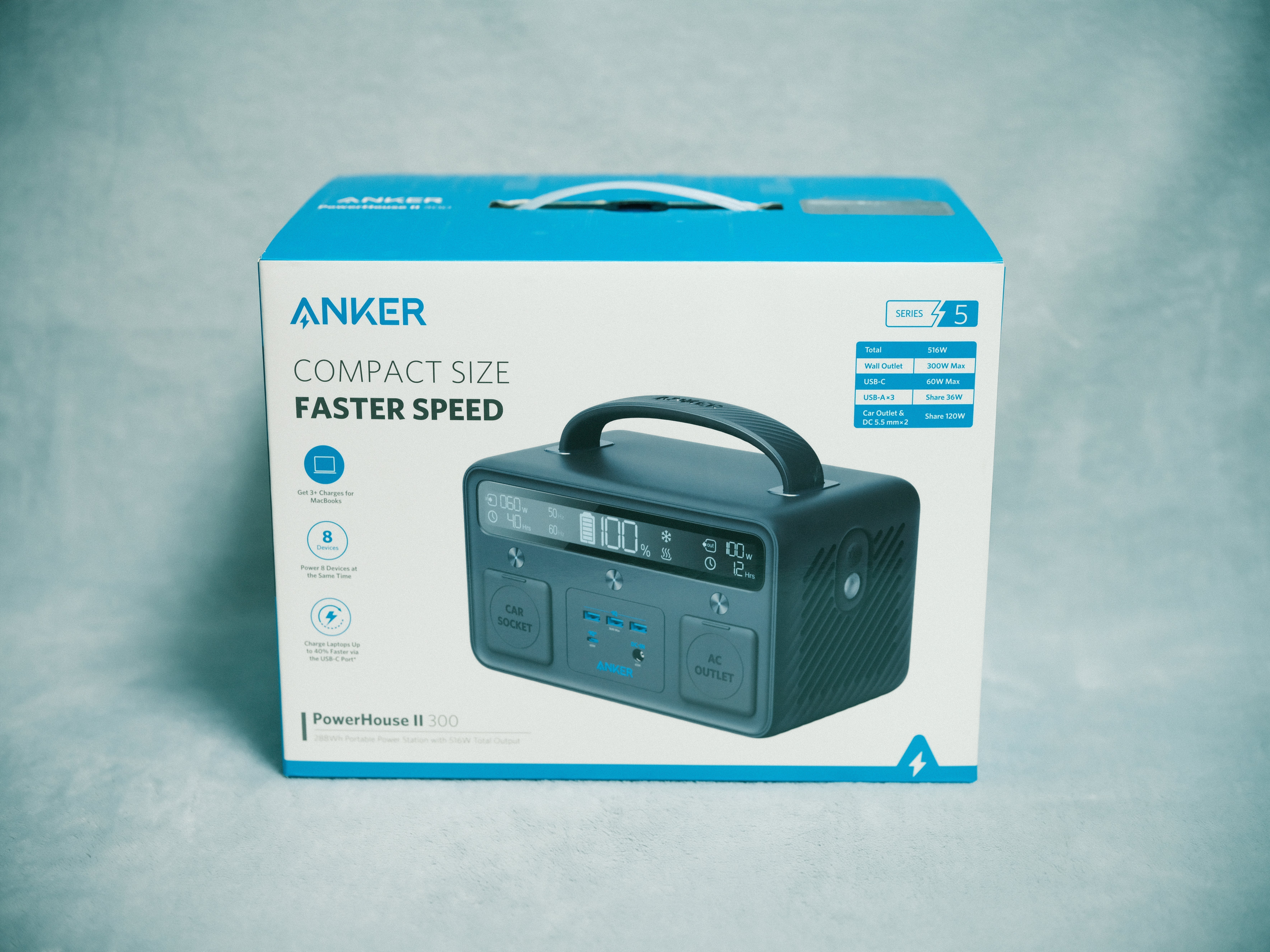 レビュー】車中泊と非常時のお供 Anker PowerHouse II 300