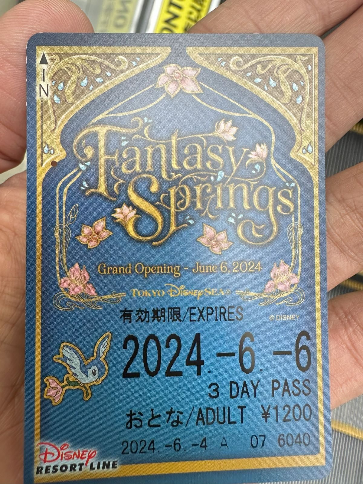 ファンタジースプリングスホテル グランドシャトー ピンバッジ ファンタジースプリングスホテル グランドシャトー グランドOP