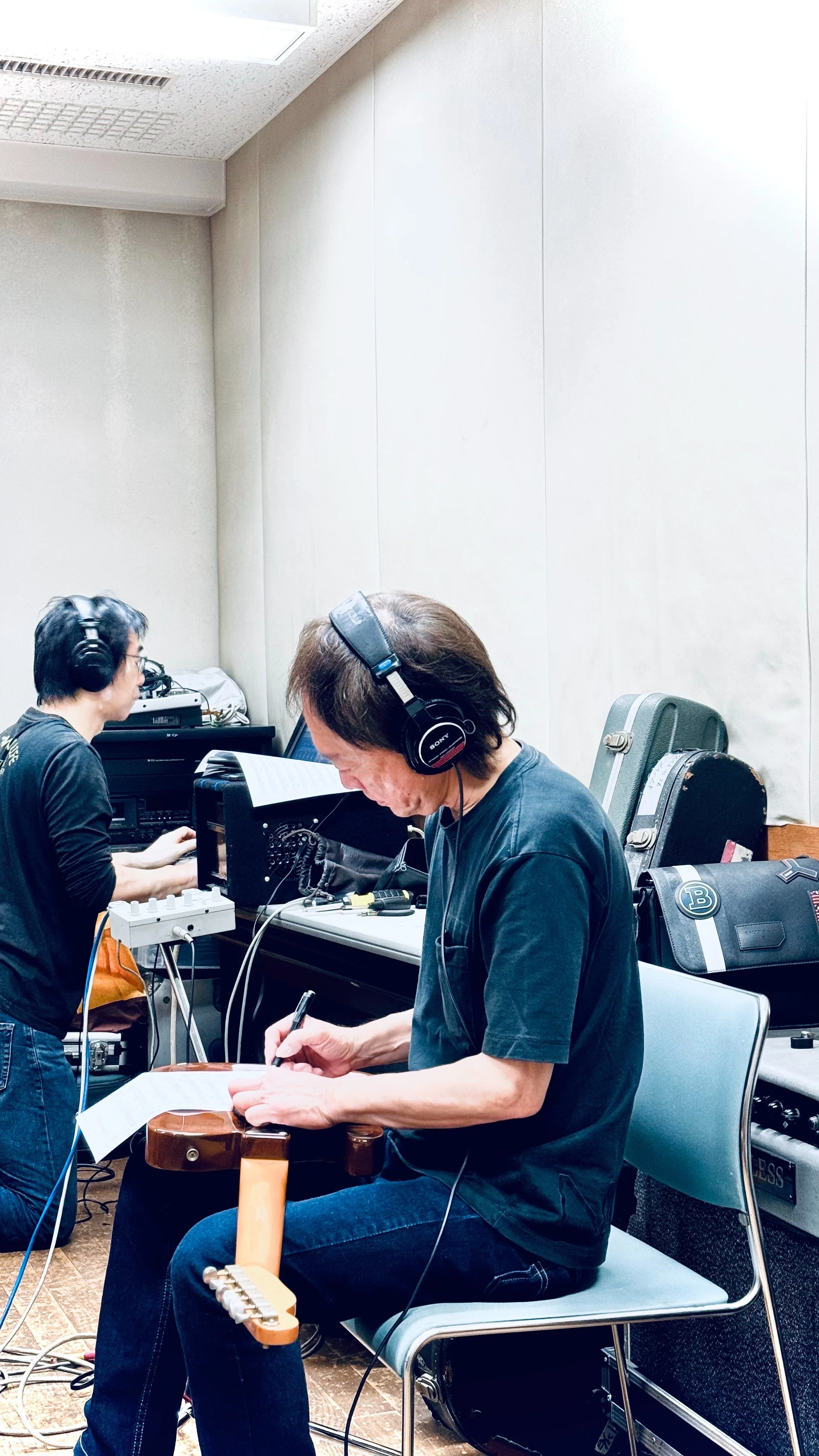 ヨシケン、早くも新譜のRecスタート！｜Vanilla Sky Records