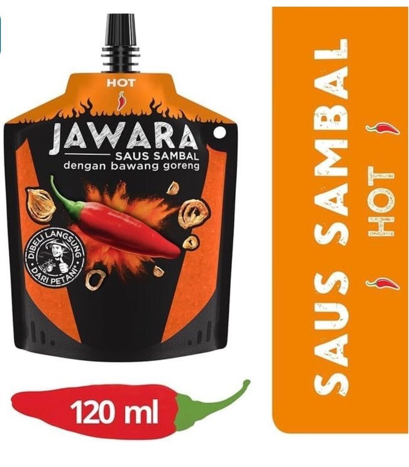 インドネシアで一番人気があるチリソース JAWARA サンバルソース