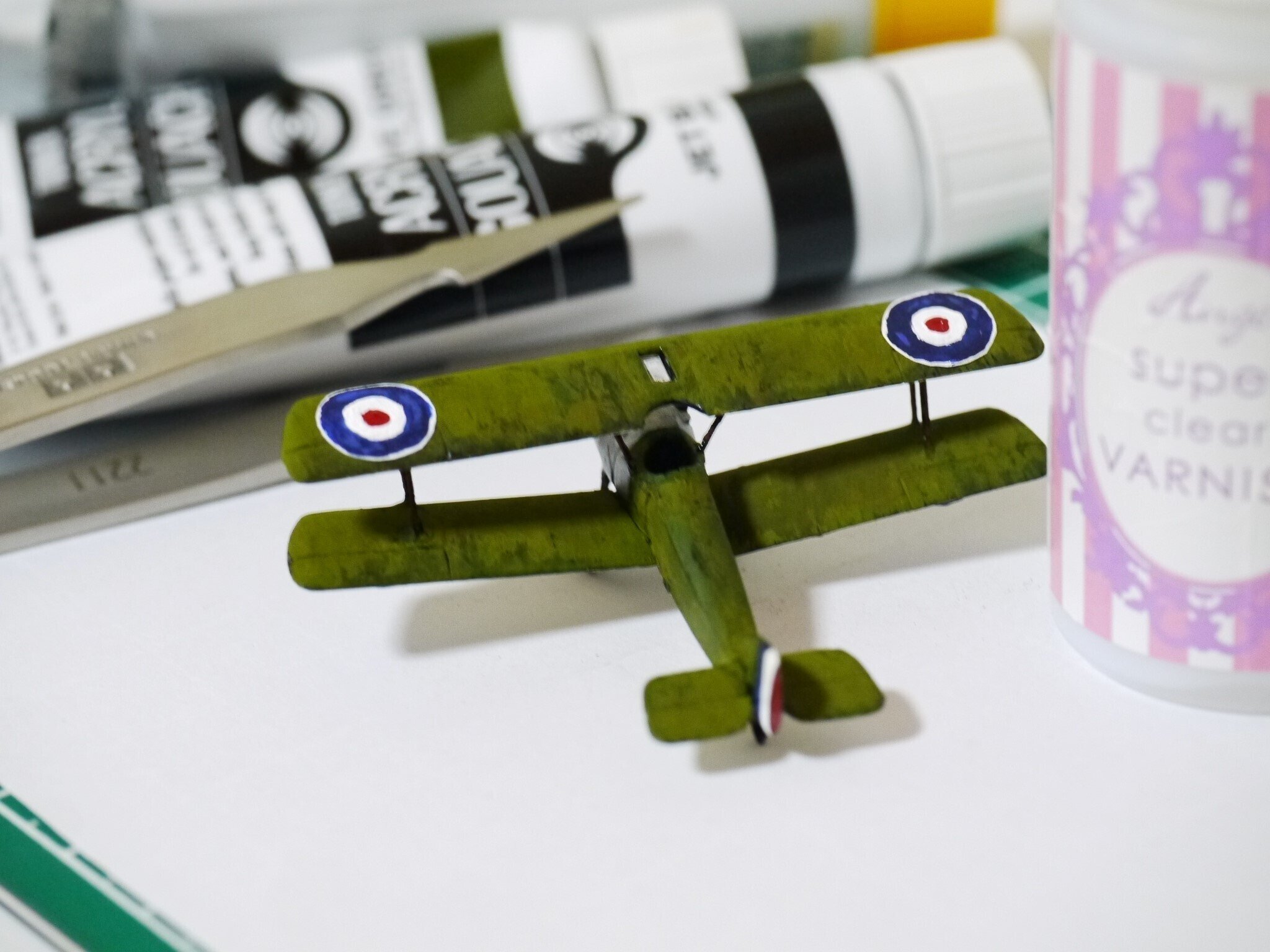 複葉機模型1/144 ソッピースキャメル制作中2|sion 複葉機模型1/144 ソッピースキャメル制作中2|sion