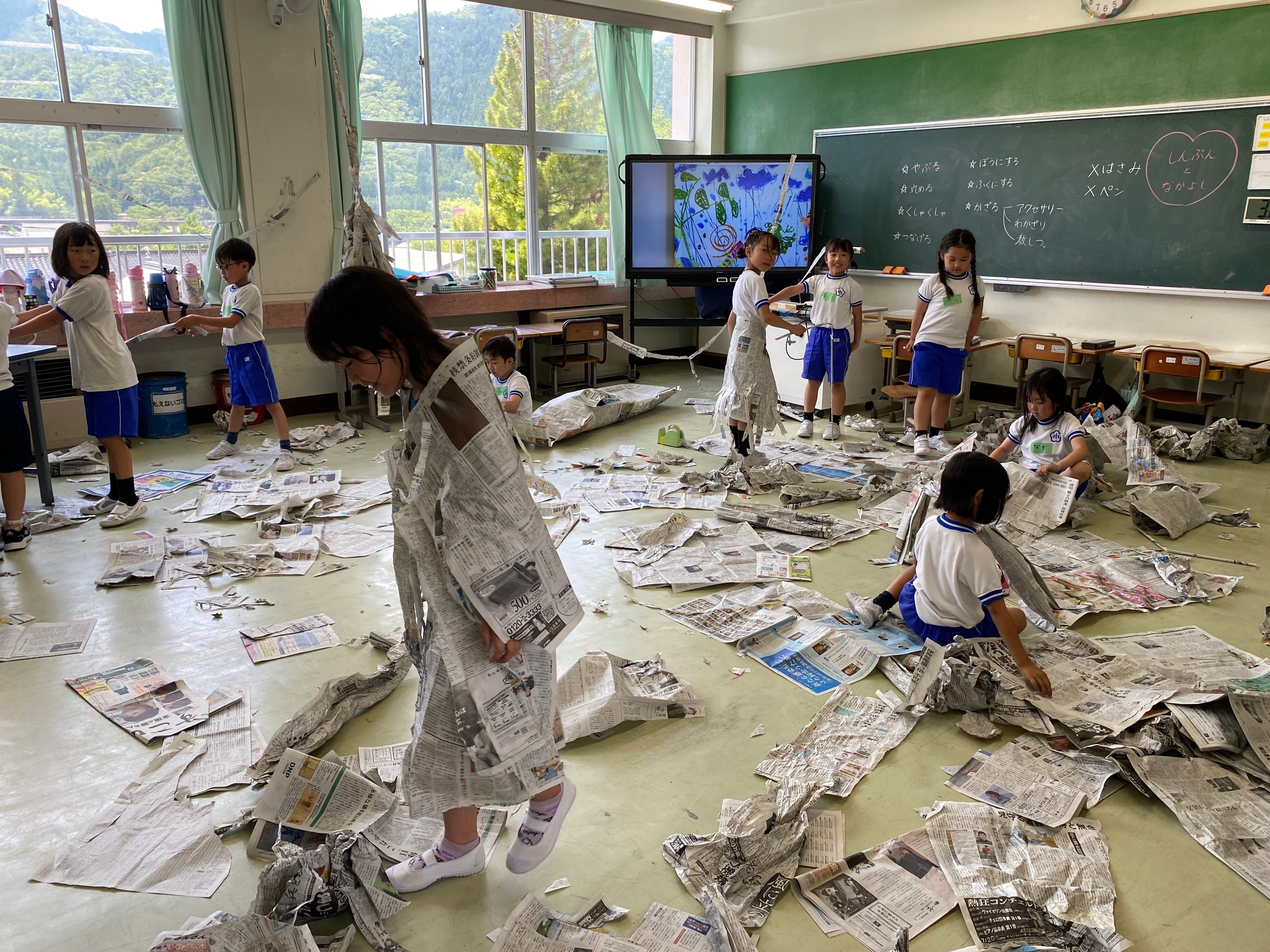 小学校全集 蔵木小学校との合同学習｜吉賀町立六日市小学校