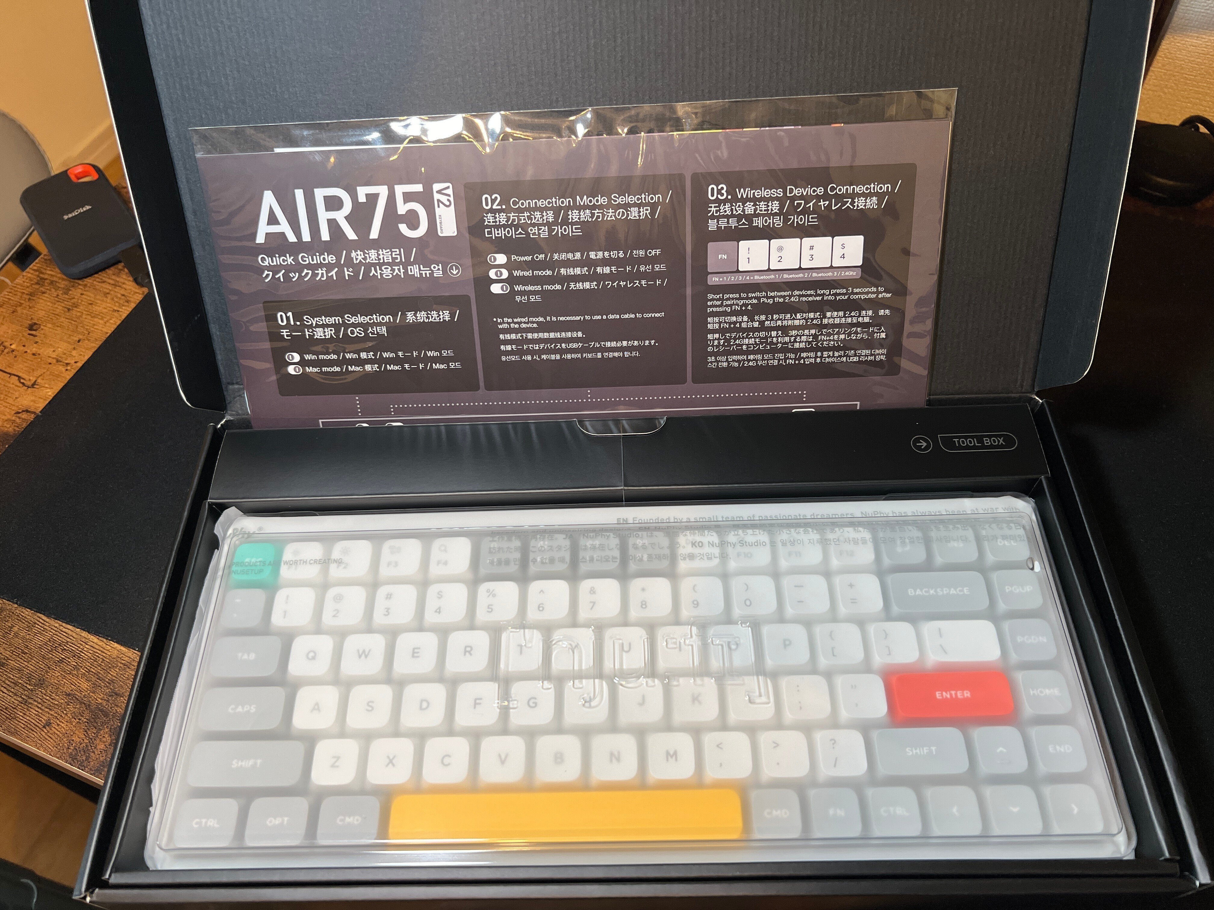 NuPhy Air75 V2(Cowberry) を購入しました。|おかゆ NuPhy Air75 V2(Cowberry) を購入しました。|おかゆ