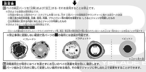 ベイブレードX レギュレーション第5版(2024.7.1～)について